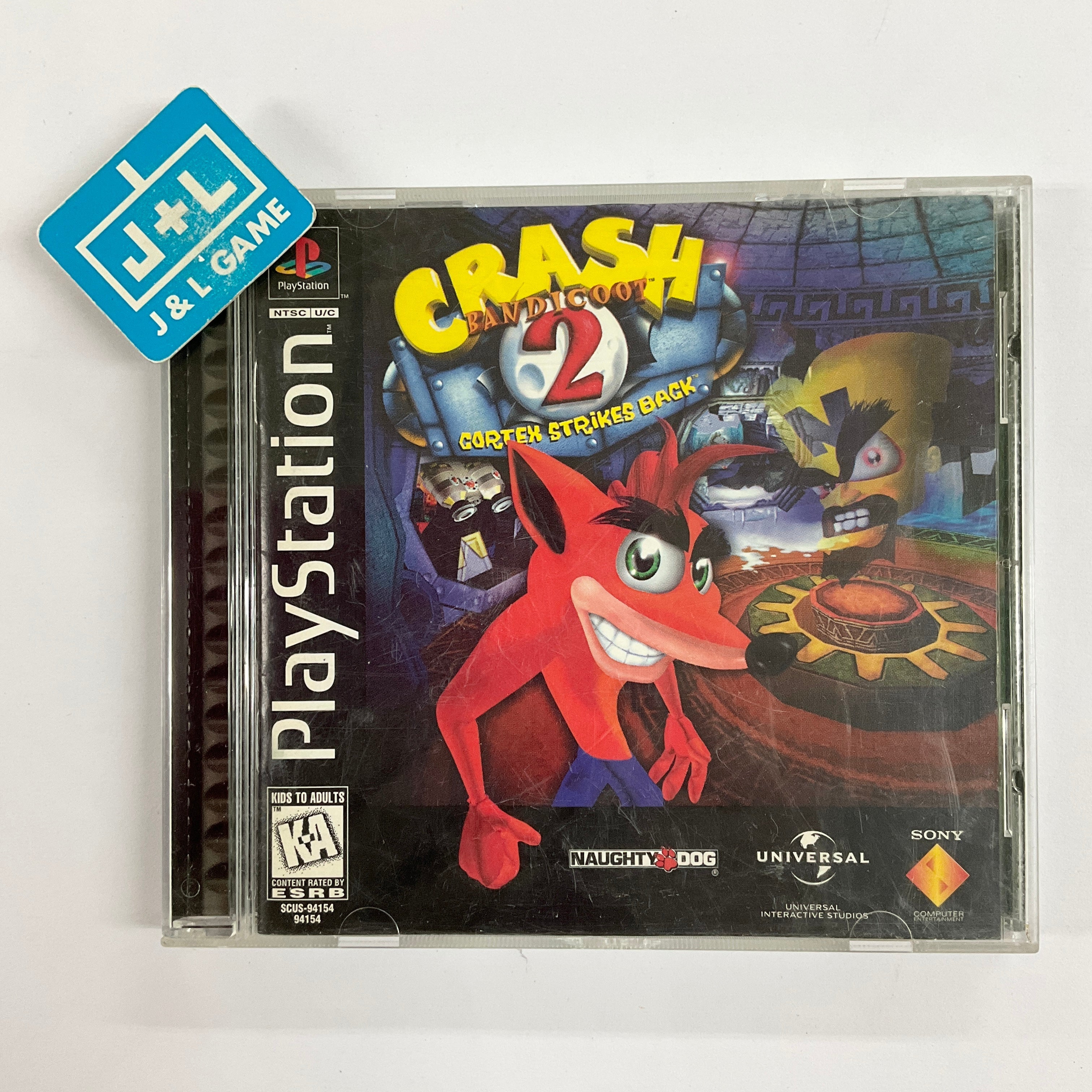 Crash Bandicoot 2: Cortex Strikes Back  - (PS1) PlayStation 1 [Pre-Owned] Video Games SCEA   