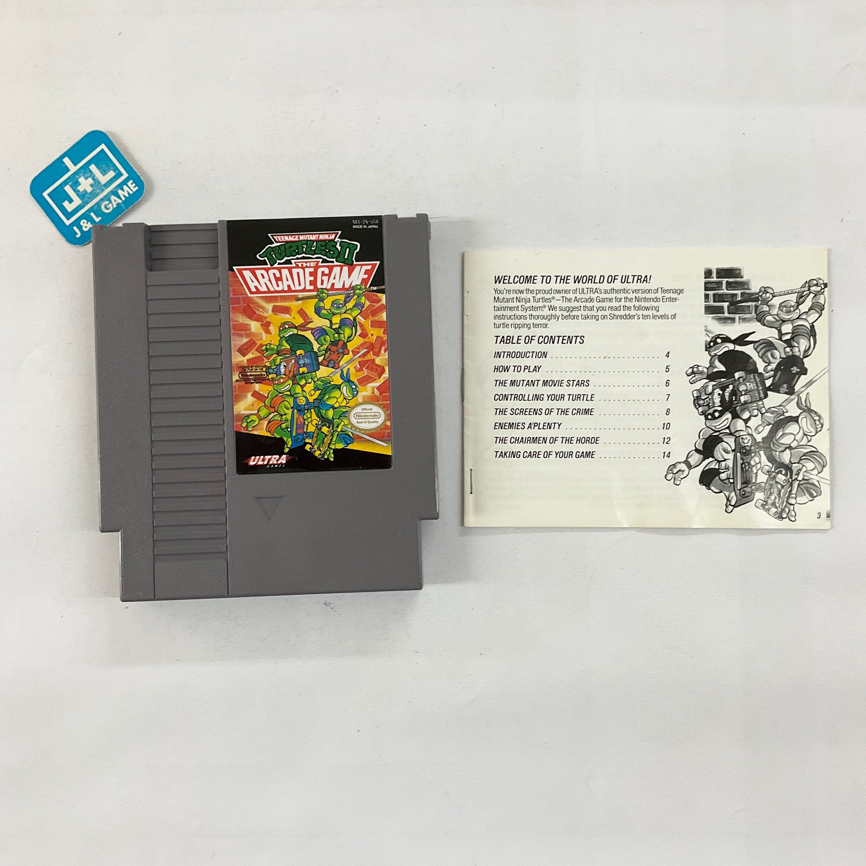 Teenage Mutant Ninja Turtles II: The Arcade Game - (NES) Nintendo Entertainment System [Pre-Owned] Video Games Ultra   