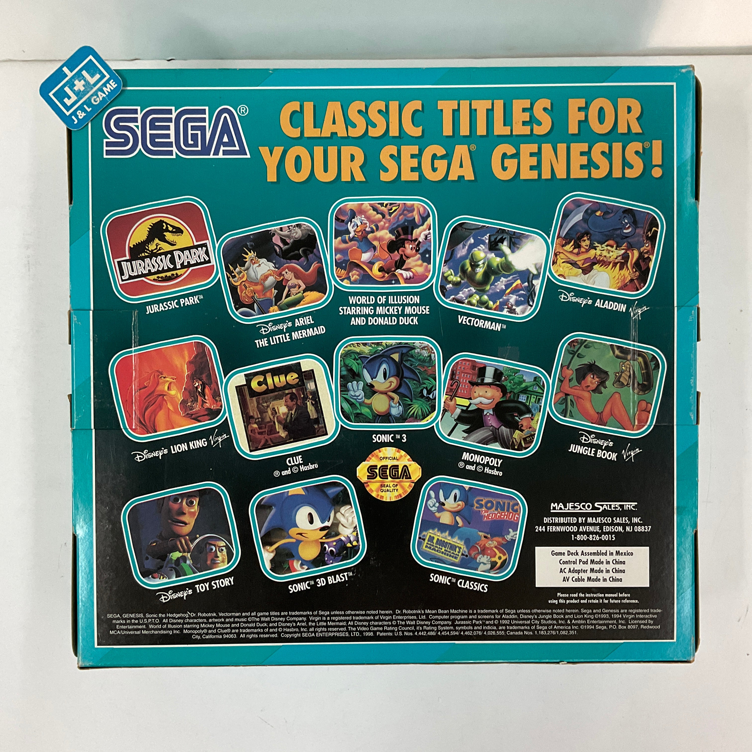 Sega Genesis 3 Core System - (SG) SEGA Genesis [Pre-Owned] Consoles Sega   