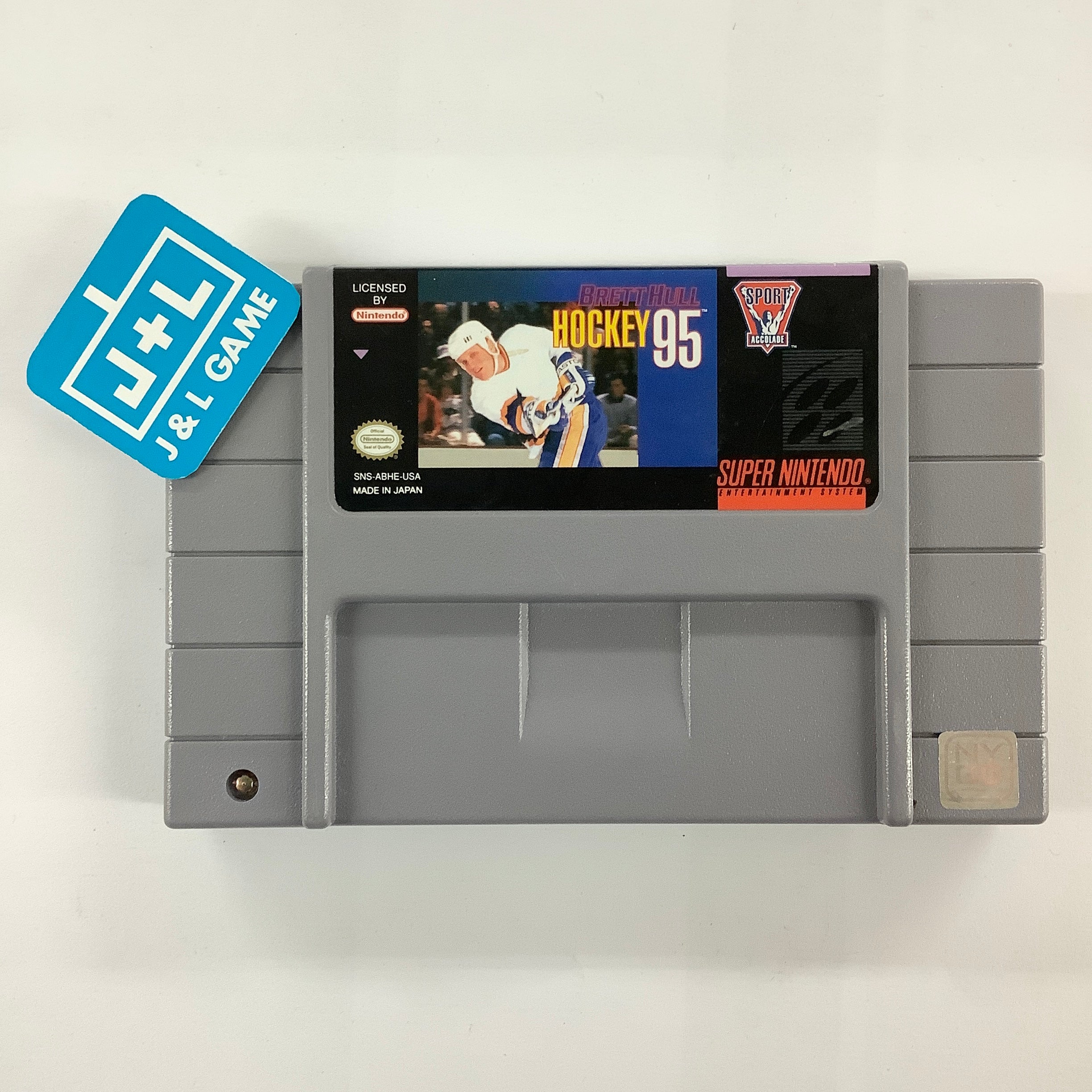 Brett Hull Hockey 95 - (SNES) Super Nintendo [Pre-Owned] Video Games Accolade   