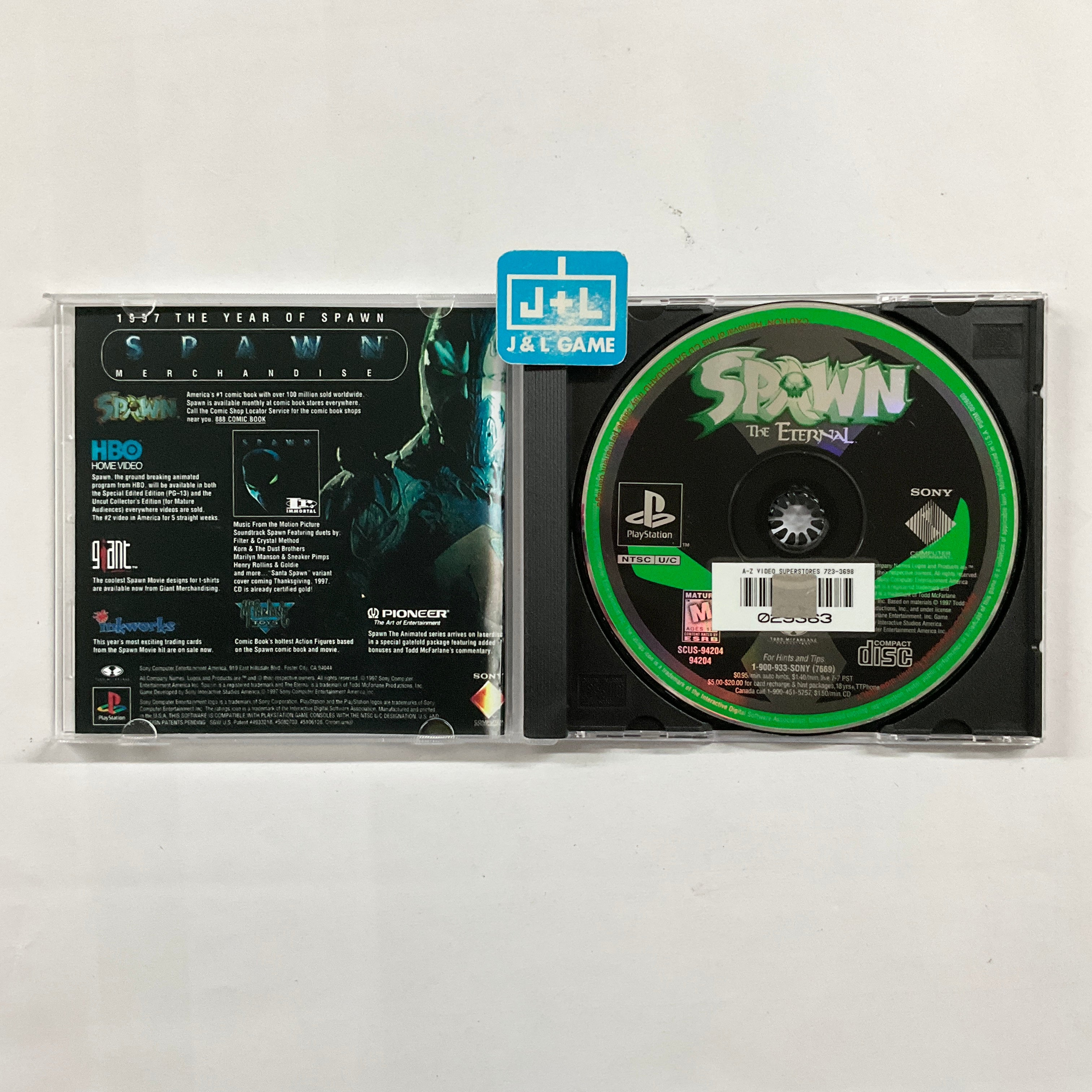 Spawn: The Eternal - (PS1) PlayStation 1 [Pre-Owned] Video Games SCEA   