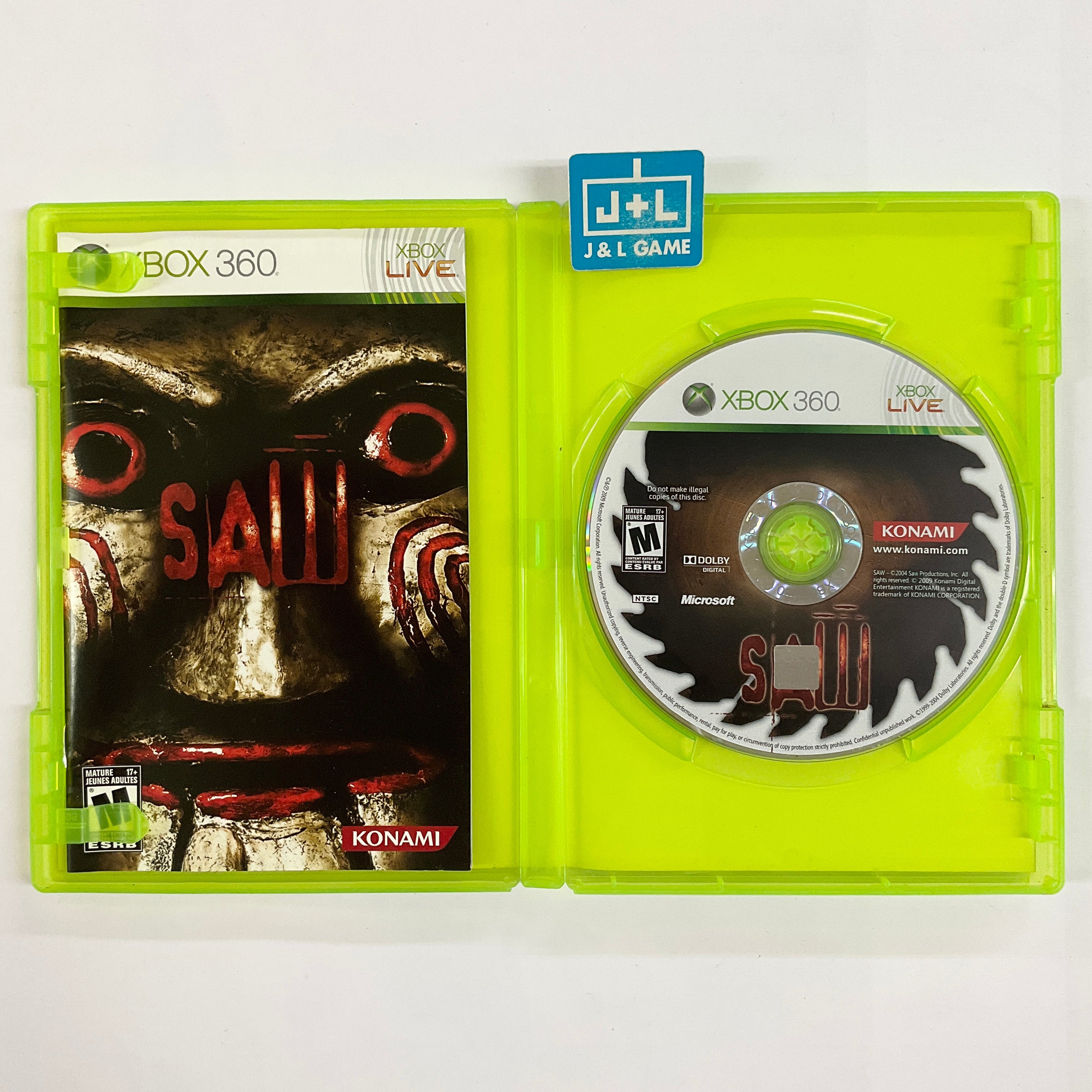 Saw - Xbox 360 [Pre-Owned] Video Games Konami   