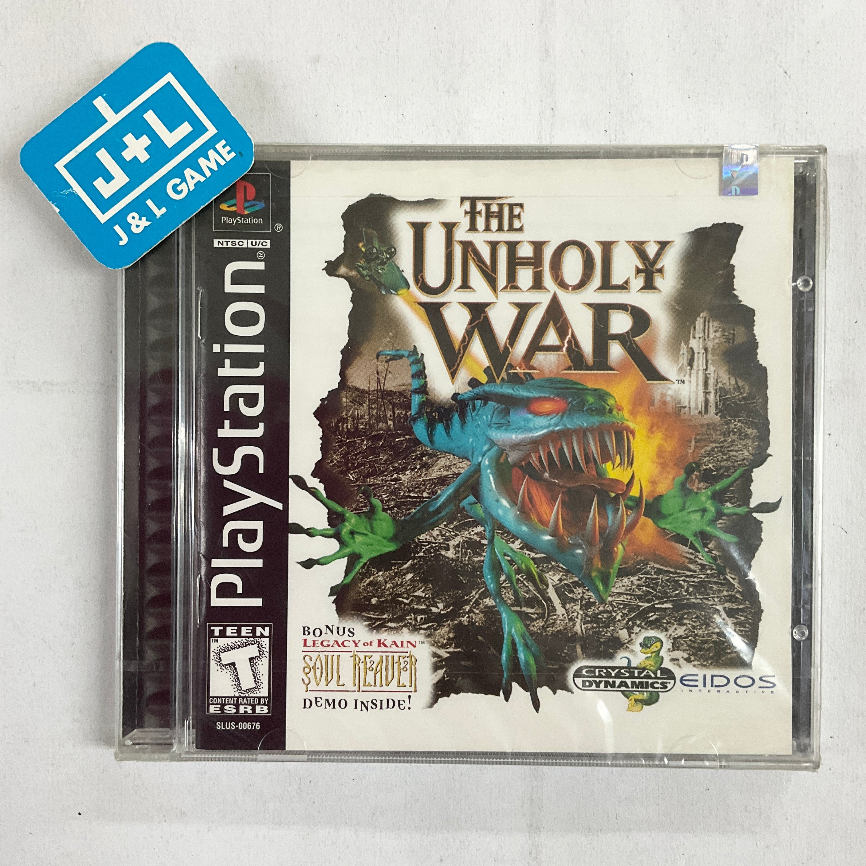 The Unholy War - (PS1) Playstation 1 Video Games EIDOS   