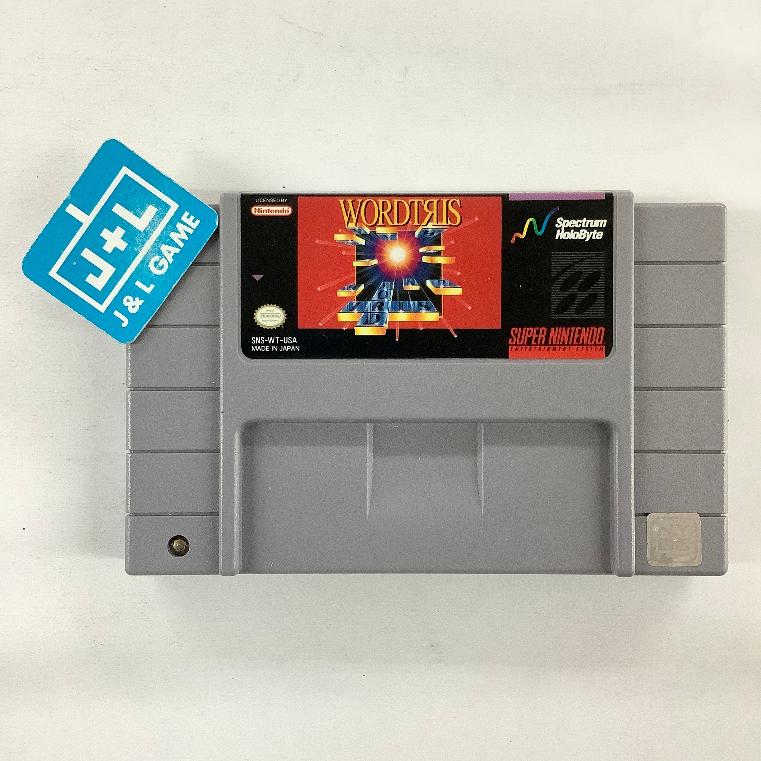 Wordtris - (SNES) Super Nintendo [Pre-Owned] Video Games Spectrum Holobyte   