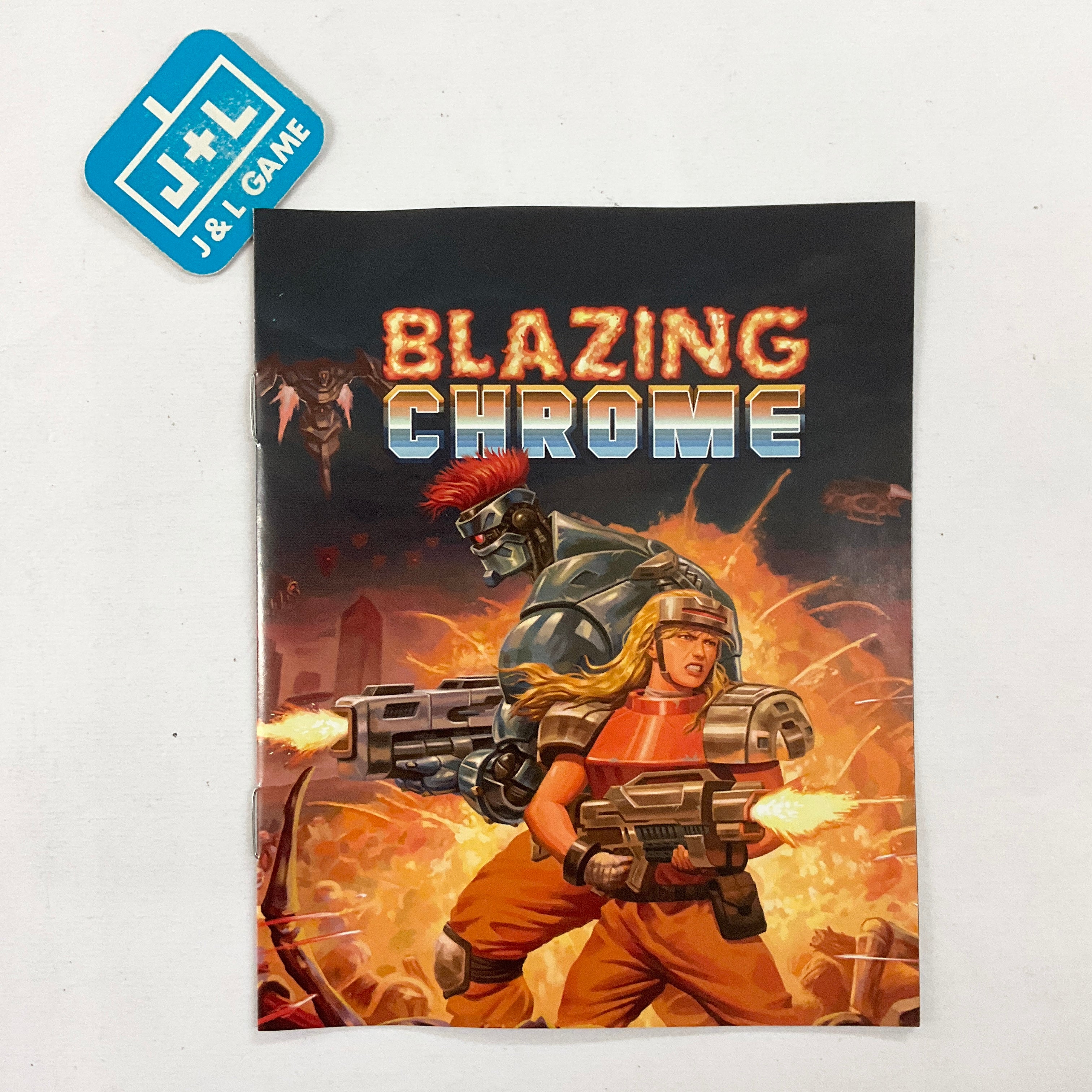 Blazing Chrome (Limited Run #296) - (PS4) PlayStation 4 [Pre-Owned] Video Games Limited Run Games   