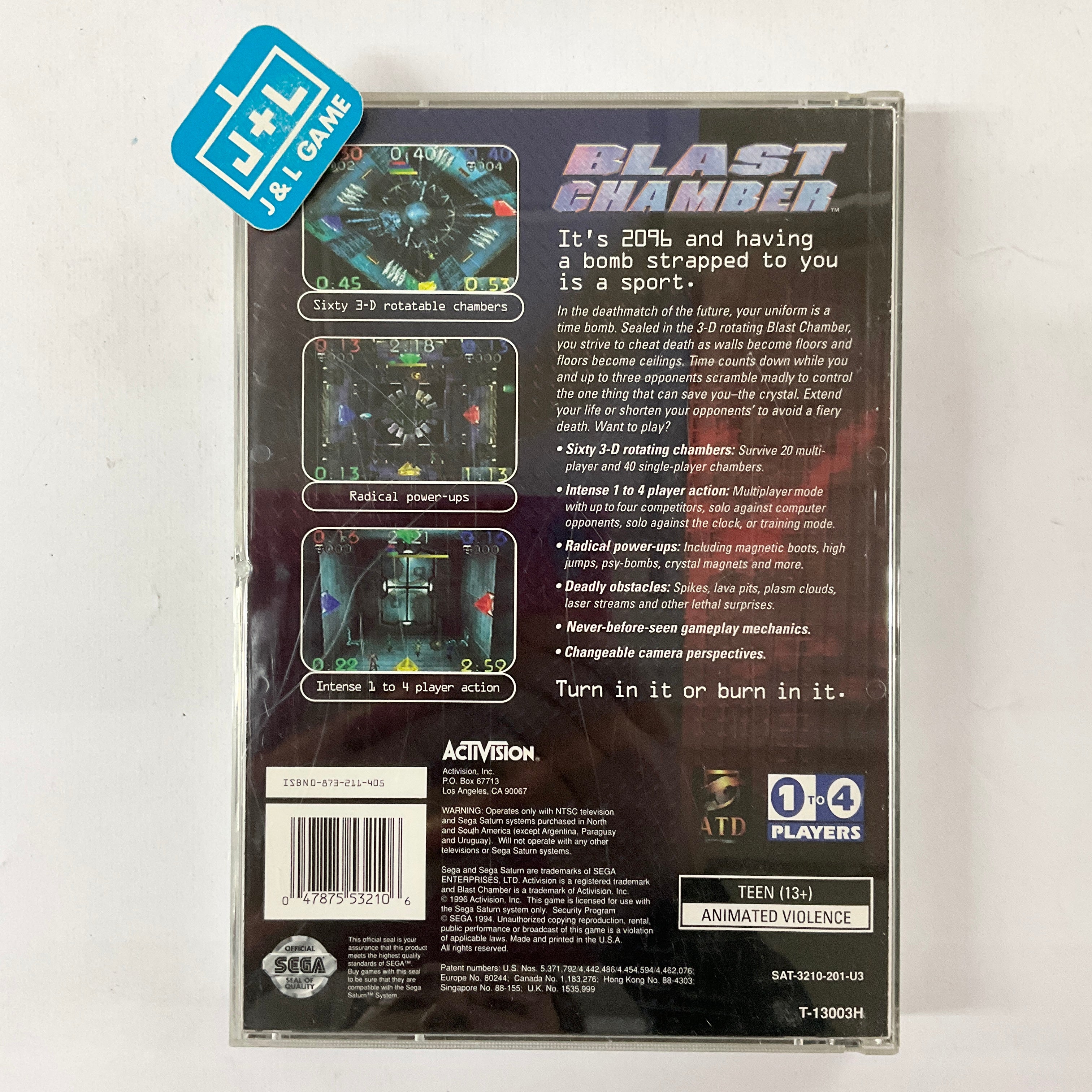 Blast Chamber - (SS) SEGA Saturn [Pre-Owned] Video Games Activision   