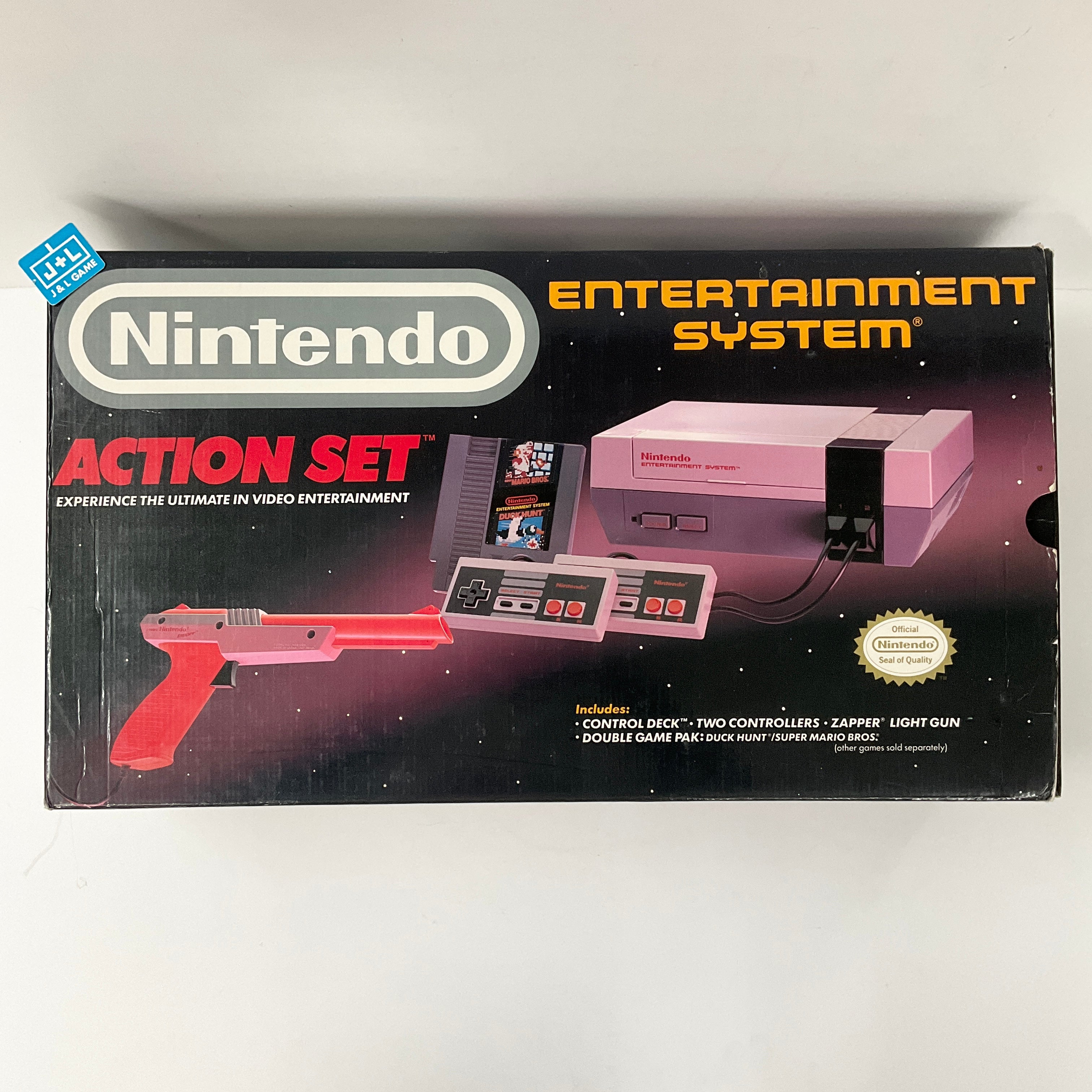 Nintendo Entertainment System Action Set - (NES) Nintendo Entertainment System [Pre-Owned] Consoles Alcon Laboratories, Inc   