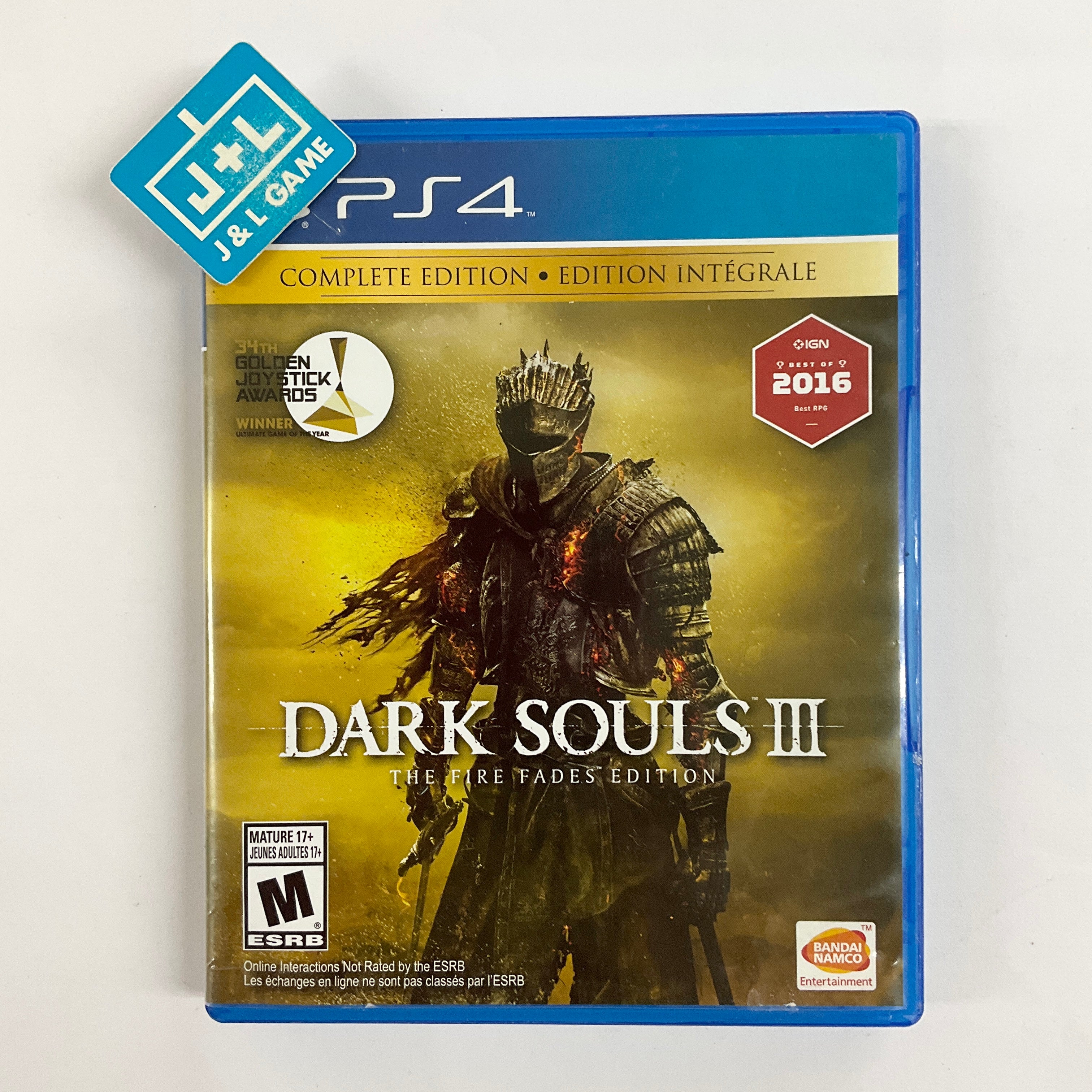 Dark Souls III: The Fire Fades Edition - (PS4) PlayStation 4 [Pre-Owned] Video Games BANDAI NAMCO Entertainment   