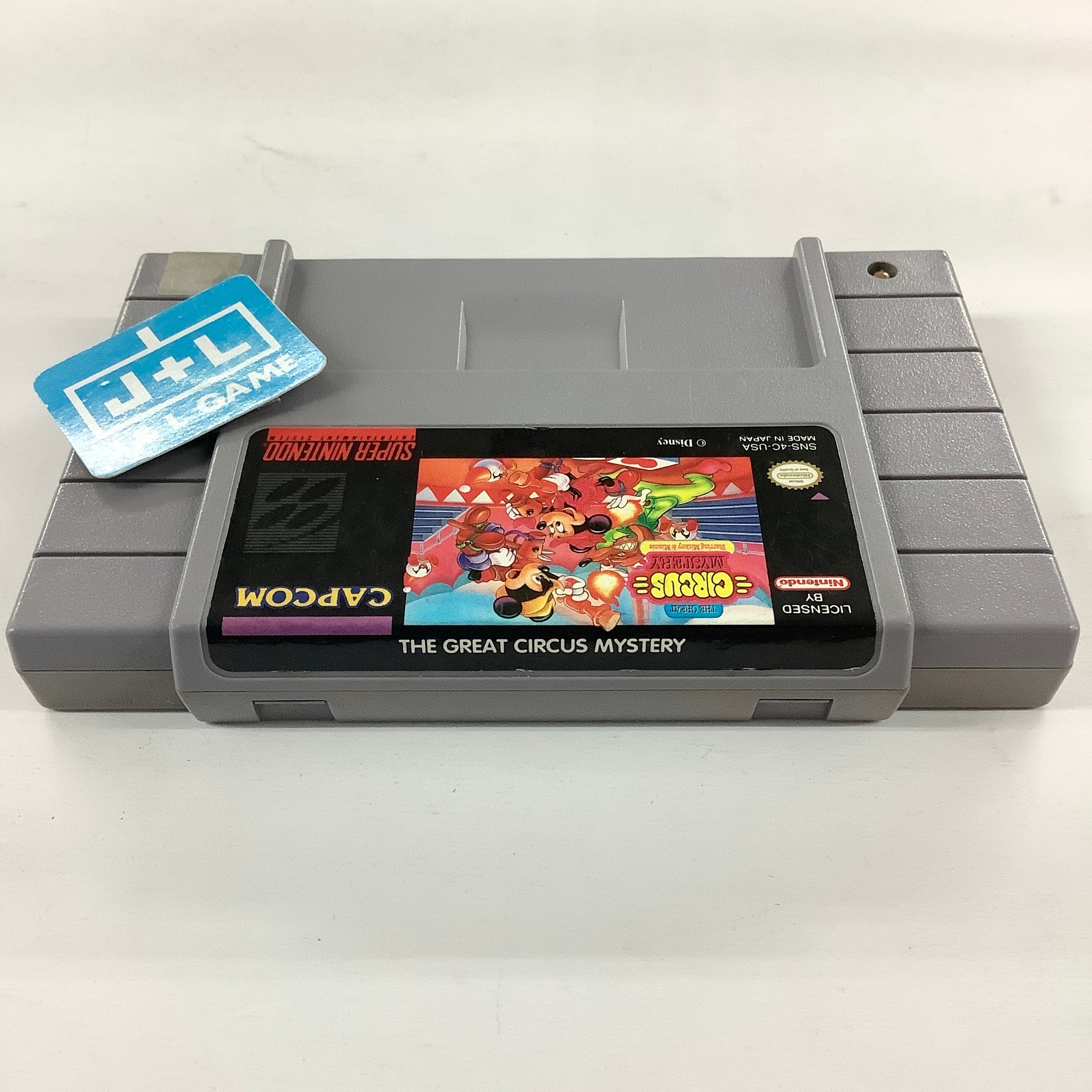 The Great Circus Mystery Starring Mickey & Minnie - (SNES) Super Nintendo [Pre-Owned] Video Games Capcom   