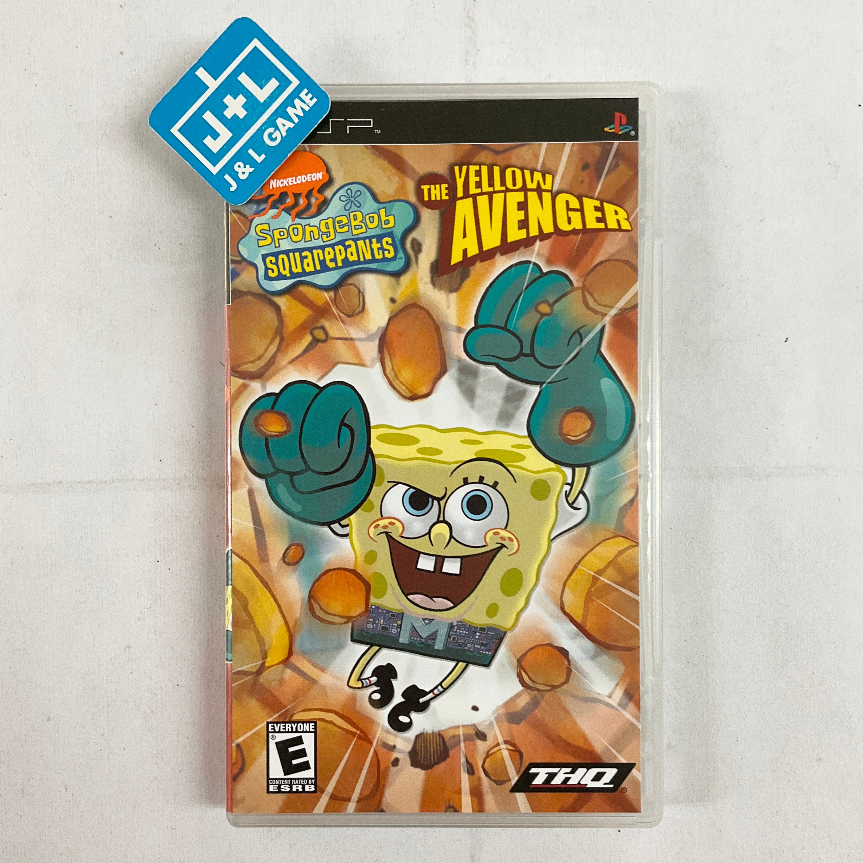 Spongebob Squarepants: The Yellow Avenger - Sony PSP [Pre-Owned] Video Games THQ   