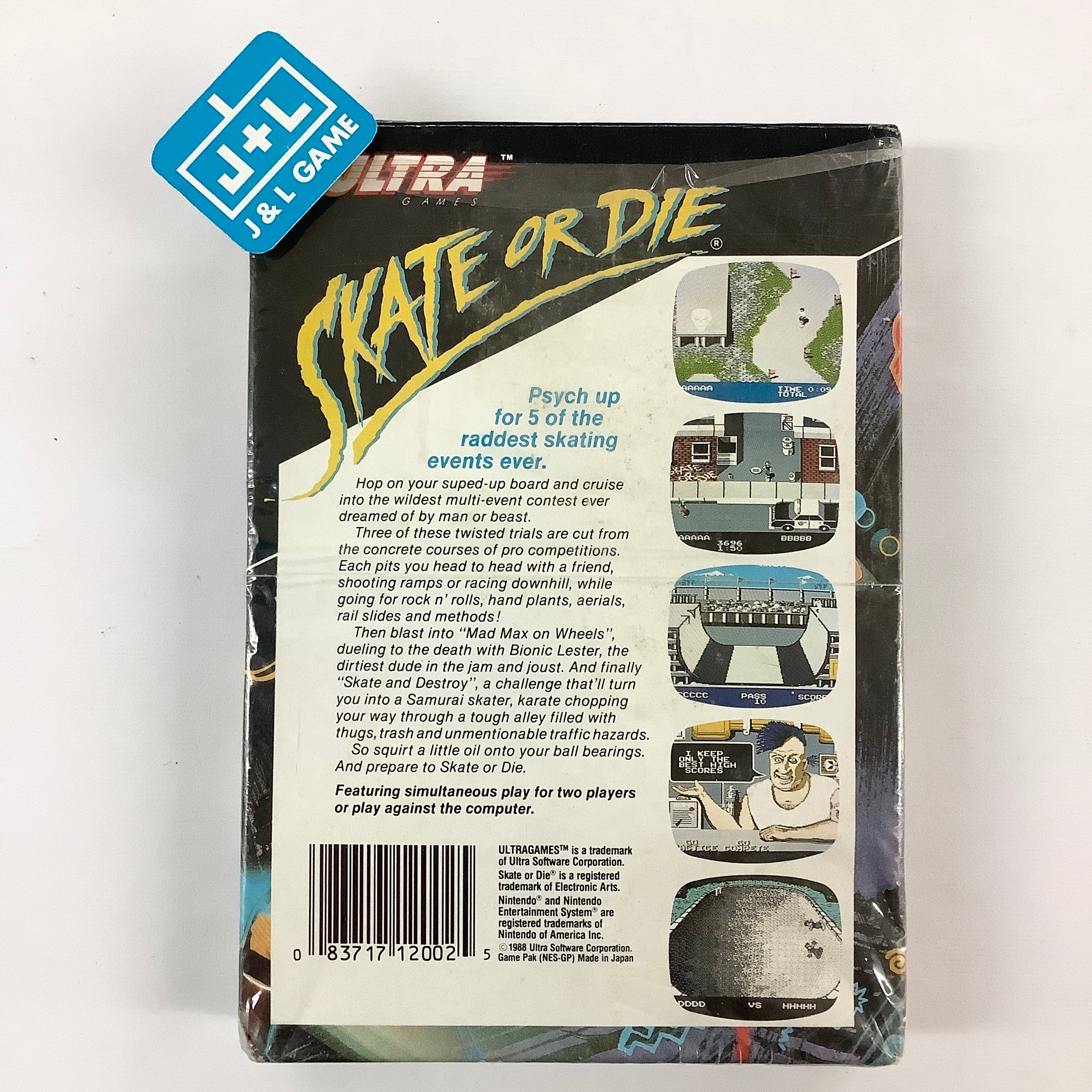 Skate or Die - (NES) Nintendo Entertainment System [Pre-Owned] Video Games Ultra   