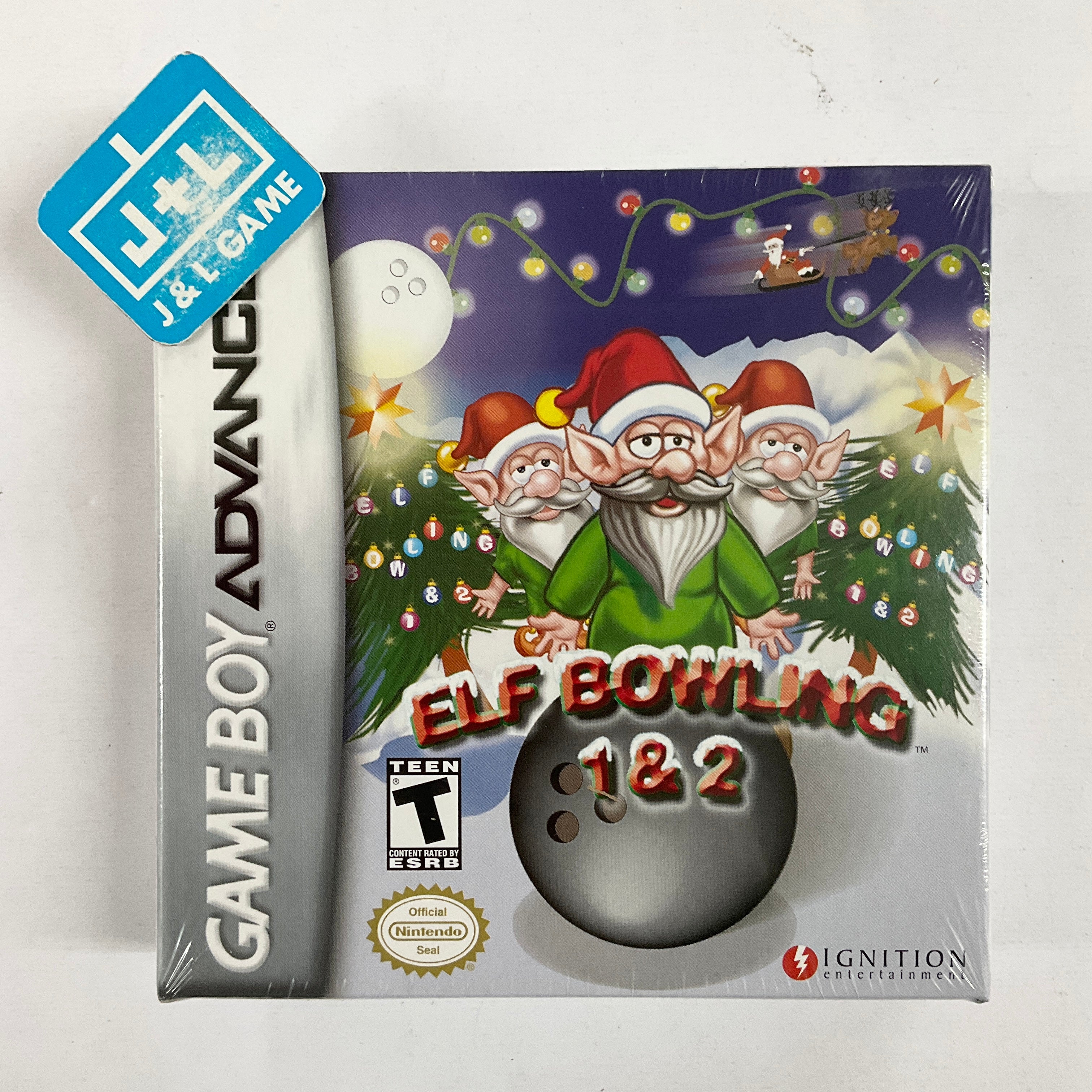 Elf Bowling 1 & 2 - (GBA) Game Boy Advance Video Games Ignition Entertainment   