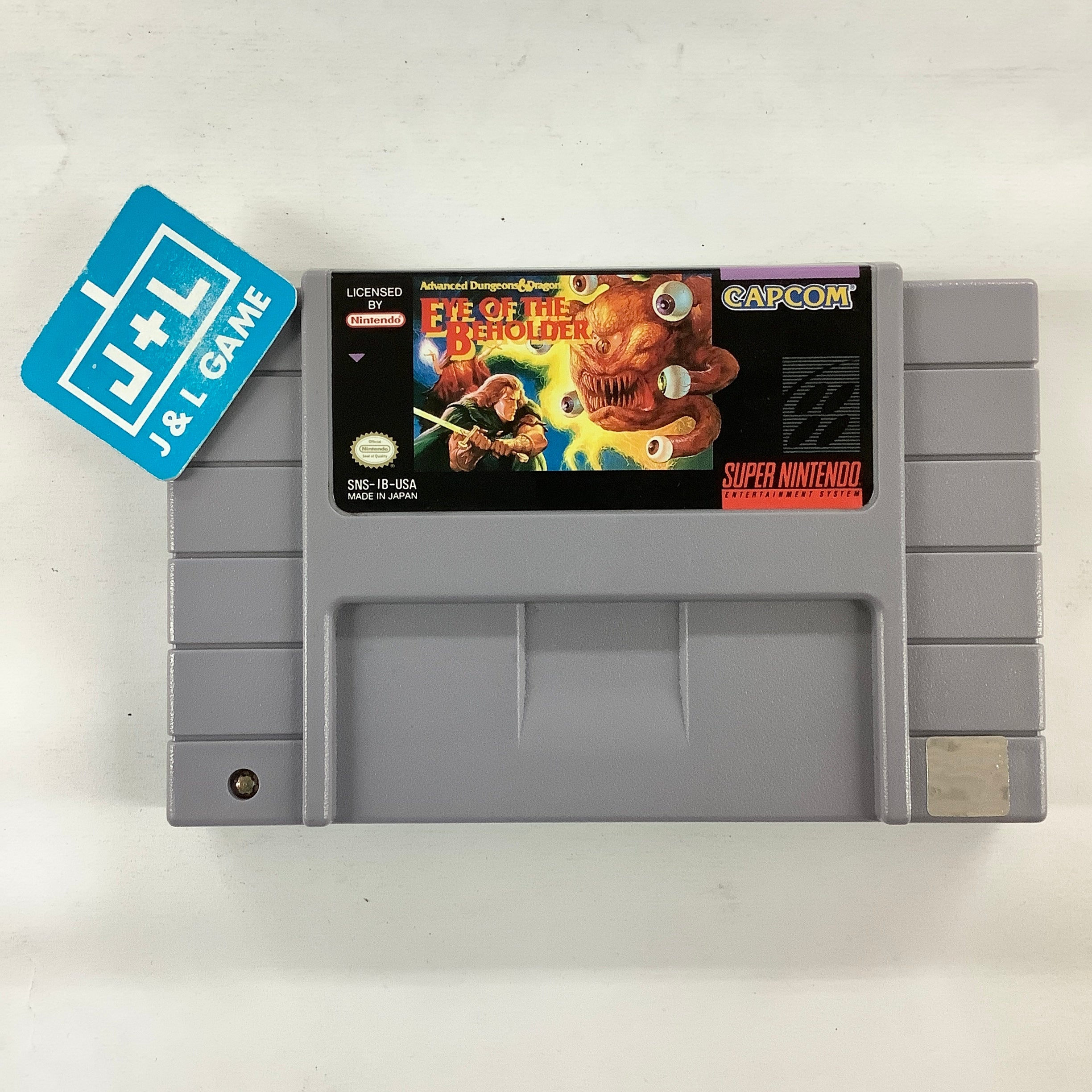 Advanced Dungeons & Dragons: Eye of the Beholder - (SNES) Super Nintendo [Pre-Owned] Video Games Capcom   