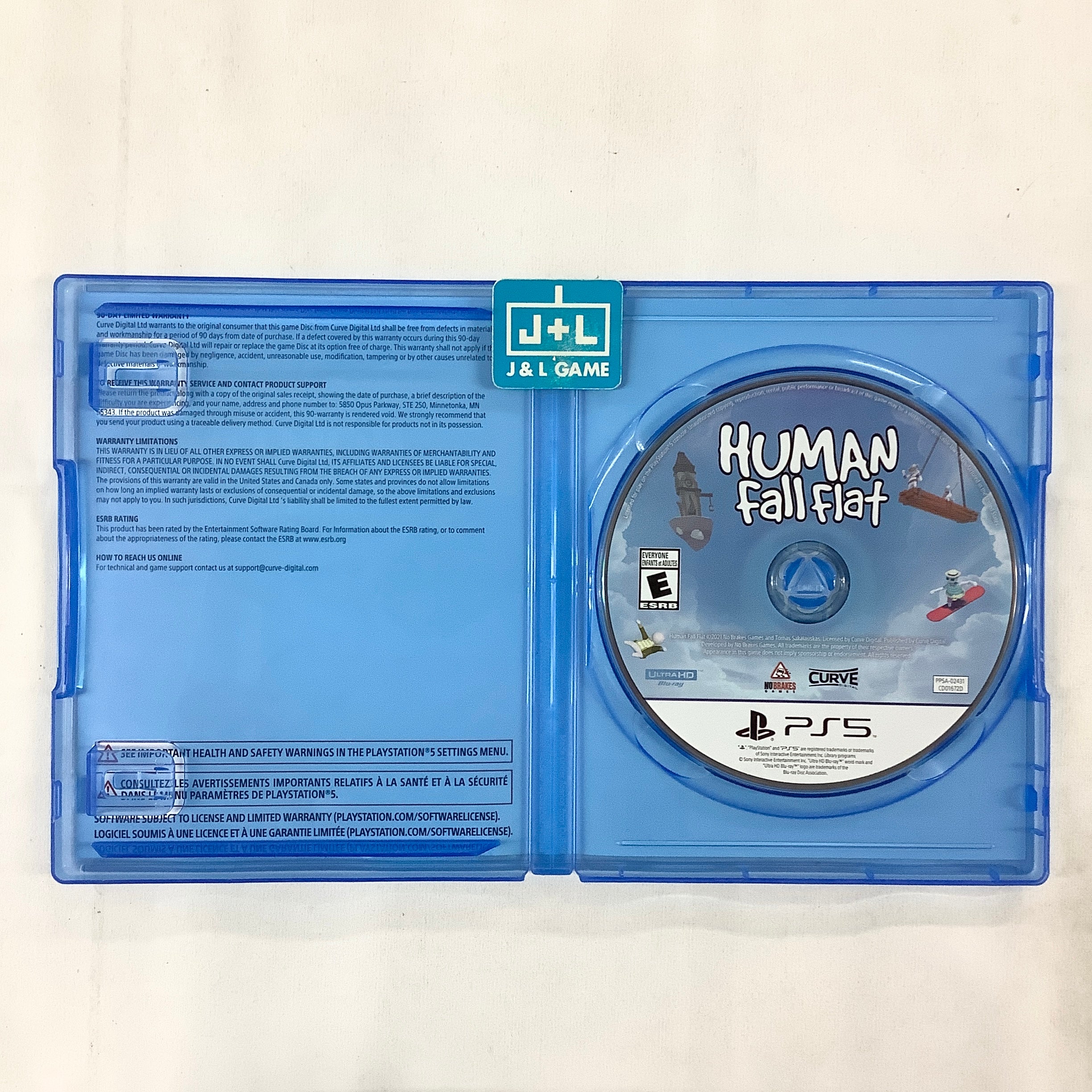 Human: Fall Flat Anniversary Edition - (PS5) PlayStation 5 [UNBOXING] Video Games Curve Digital   