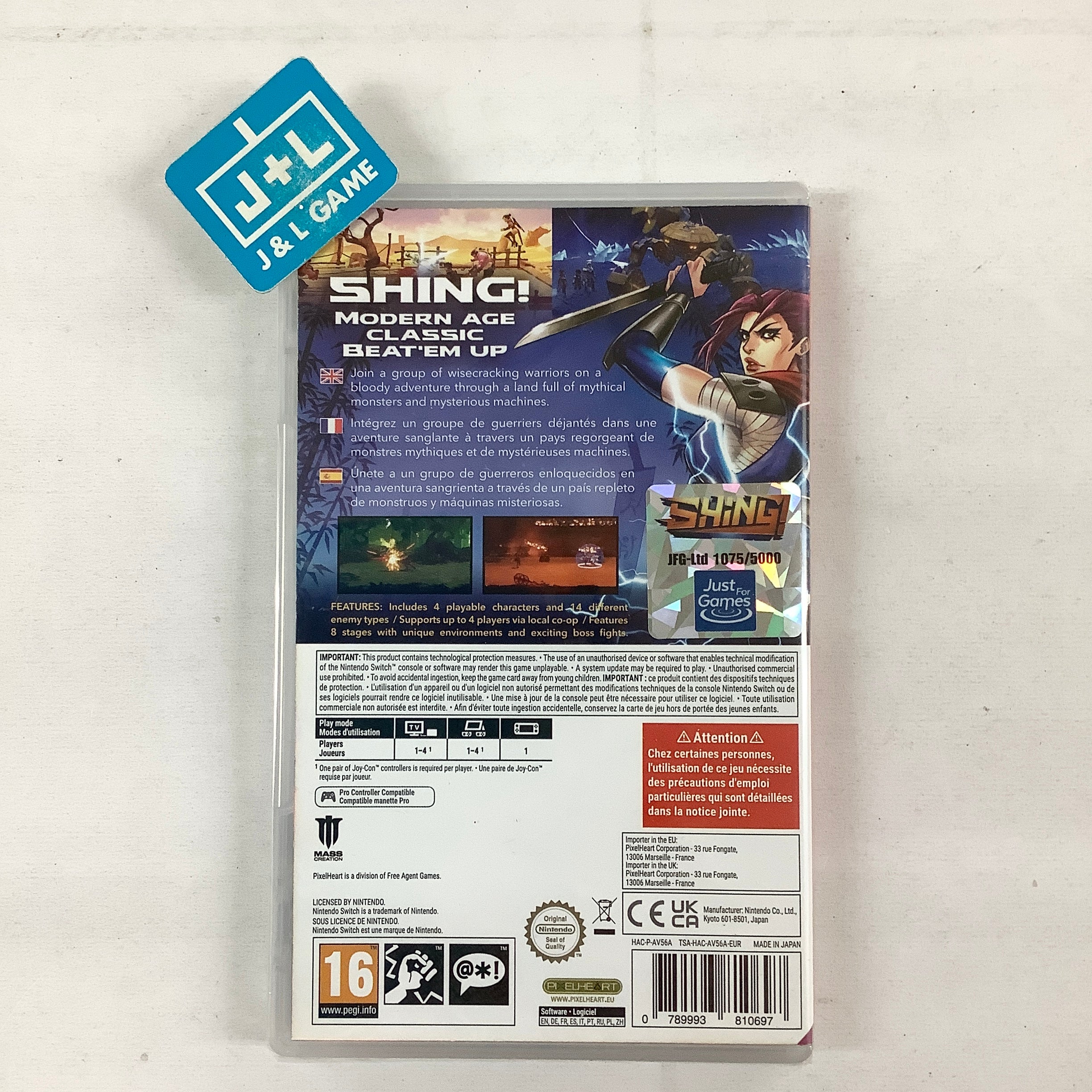 Shing! - (NSW) Nintendo Switch [European Import] Video Games PixelHeart   