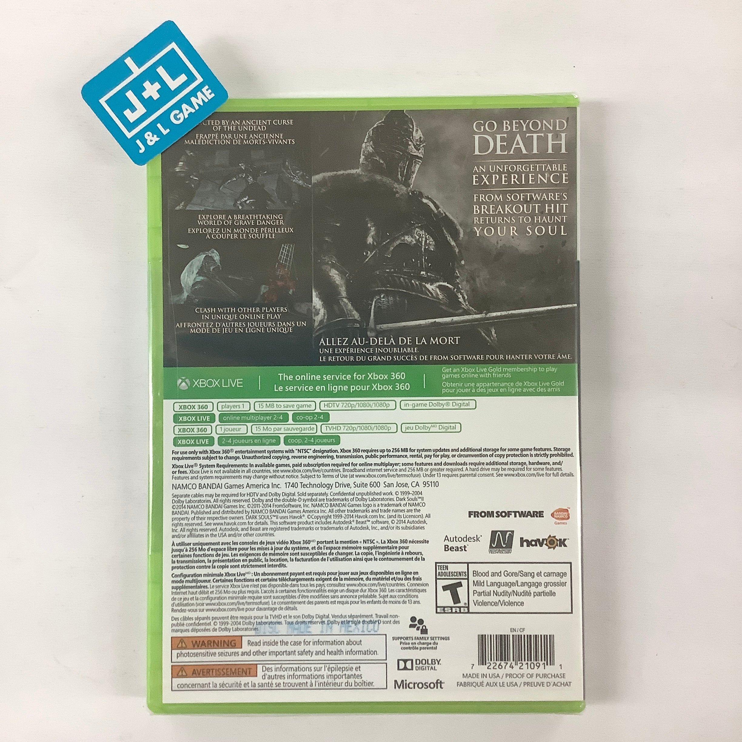 Dark Souls II - Xbox 360 Video Games BANDAI NAMCO Entertainment   