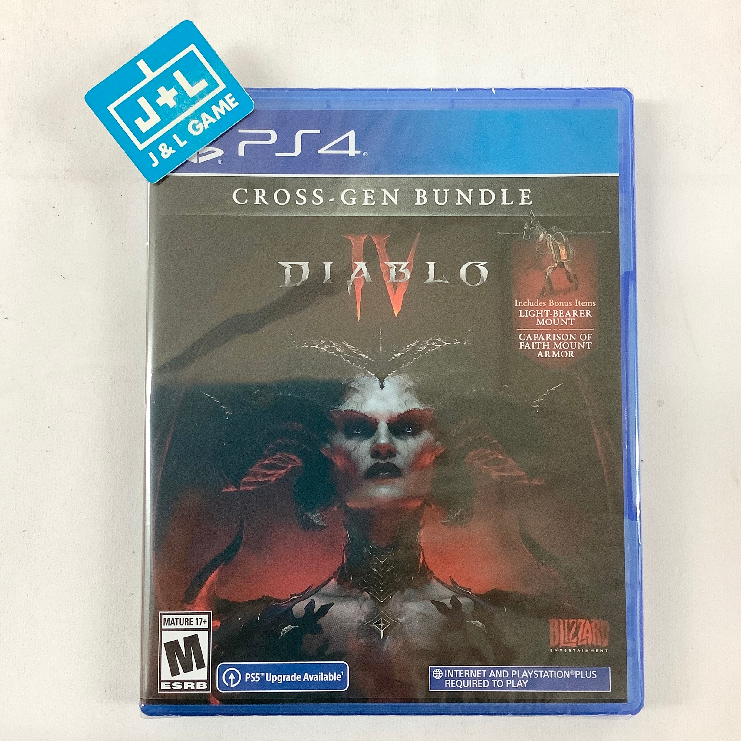 Diablo IV - (PS4) PlayStation 4 Video Games Blizzard Entertainment   