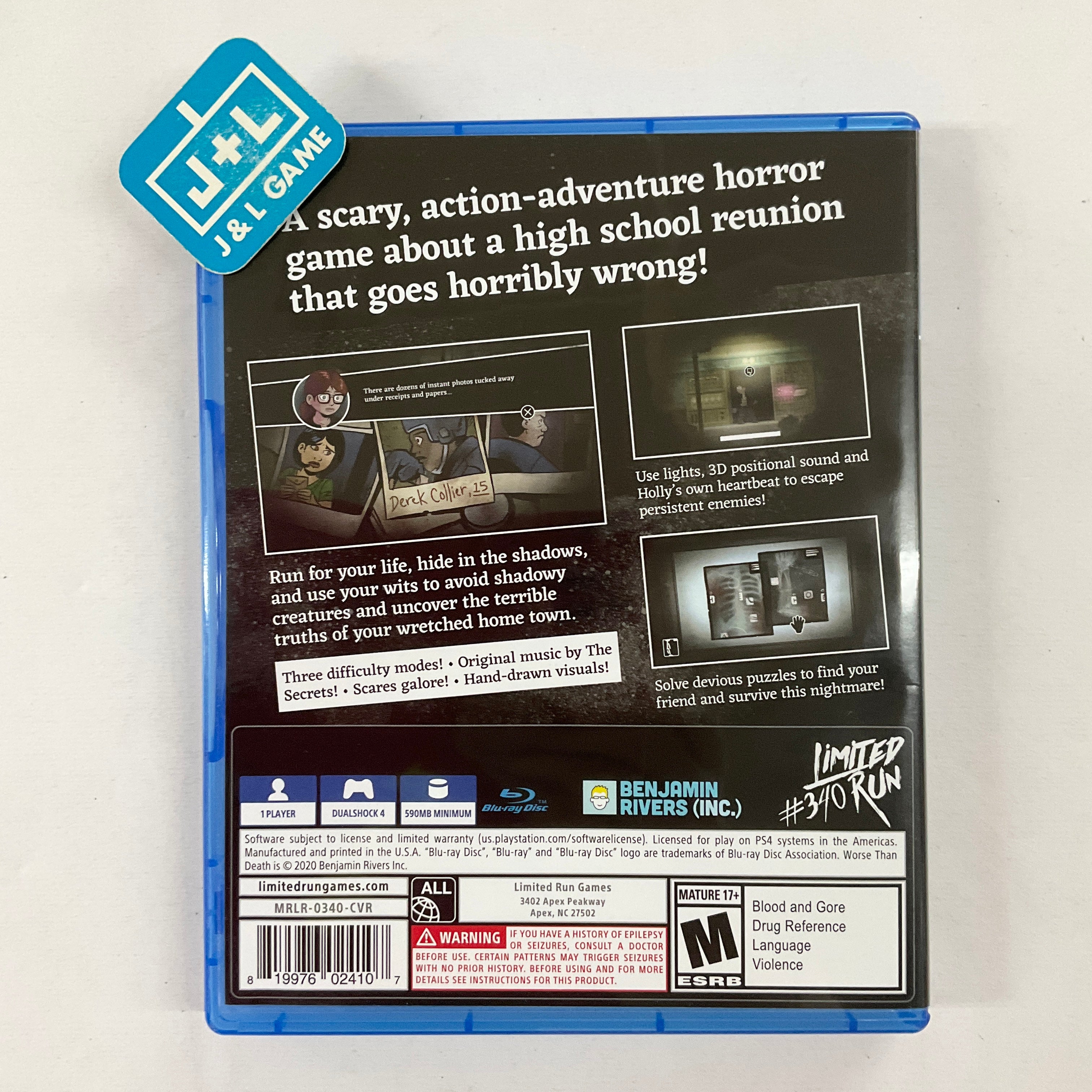 Worse Than Death (Limited Run #340) - (PS4) PlayStation 4 [Pre-Owned] Video Games Limited Run Games   