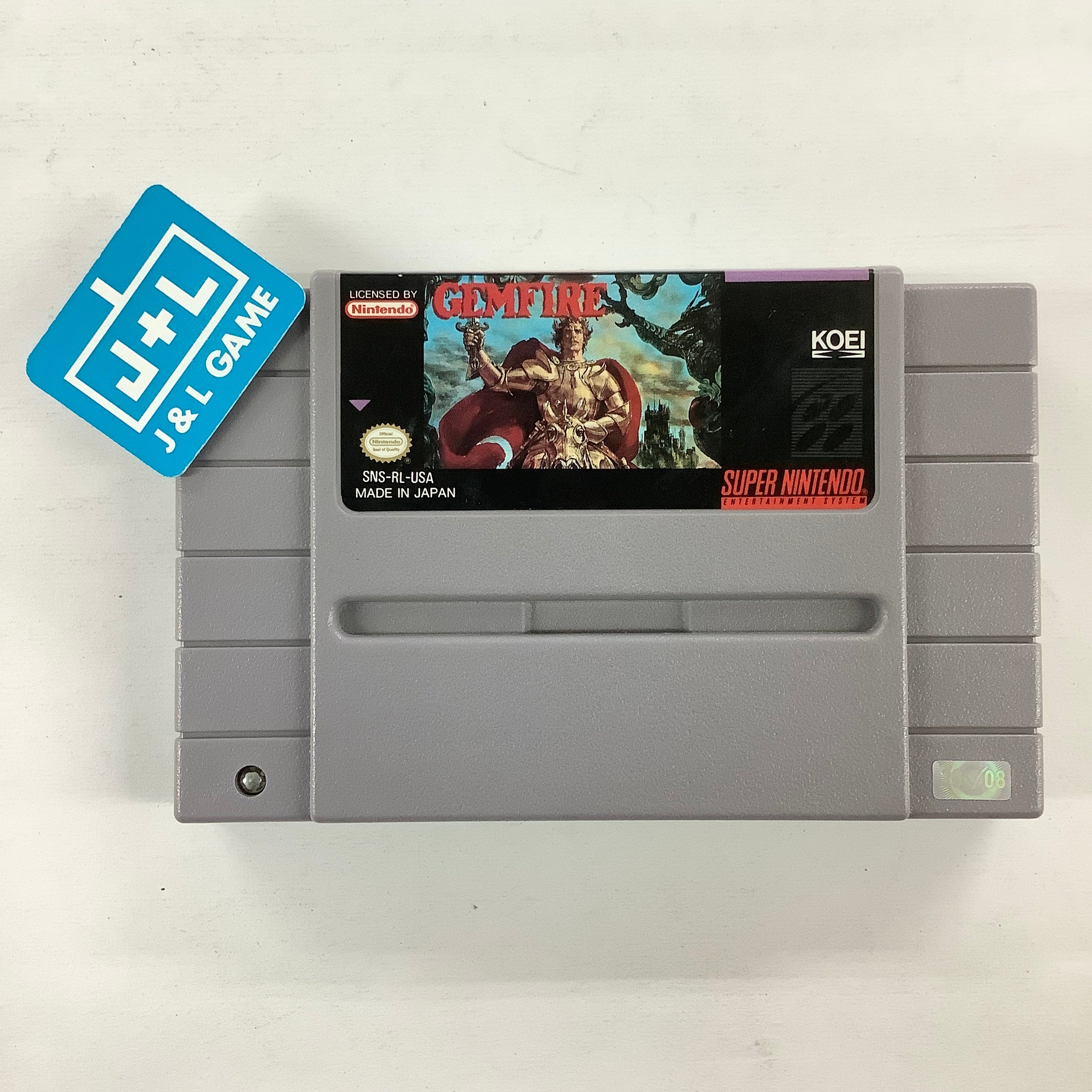 Gemfire - (SNES) Super Nintendo [Pre-Owned] Video Games Koei   