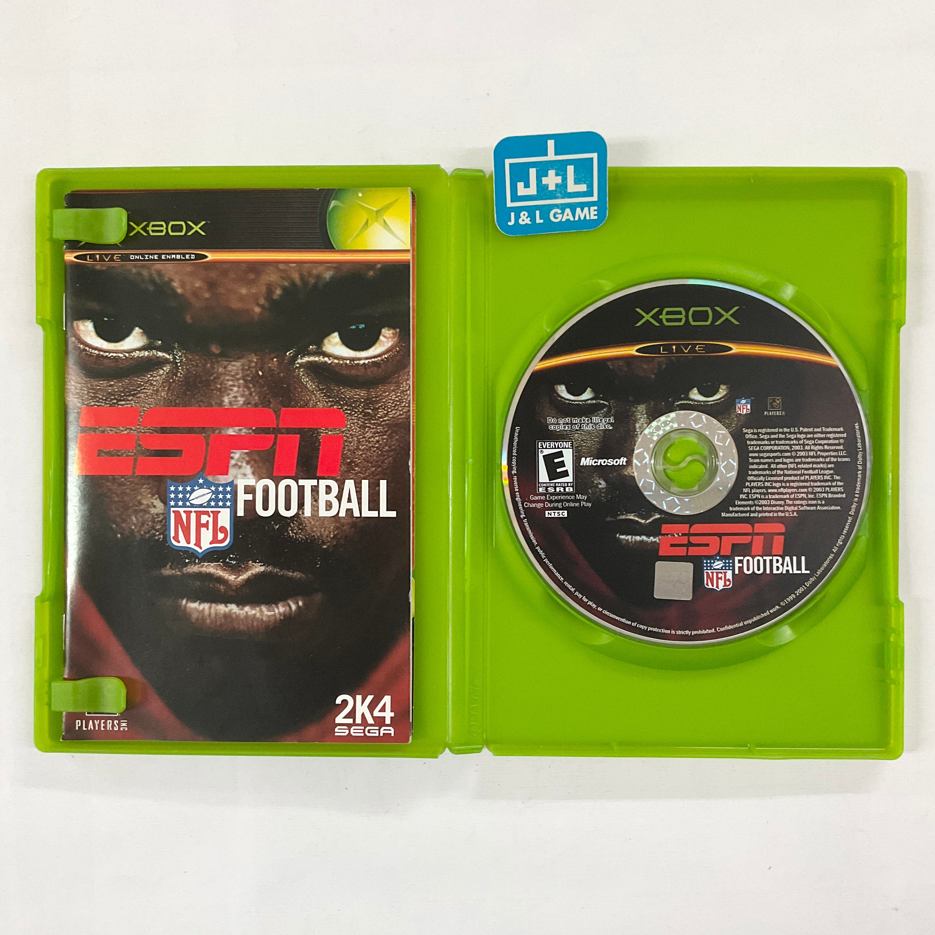 ESPN NFL Football - (XB) Xbox [Pre-Owned] Video Games Sega   