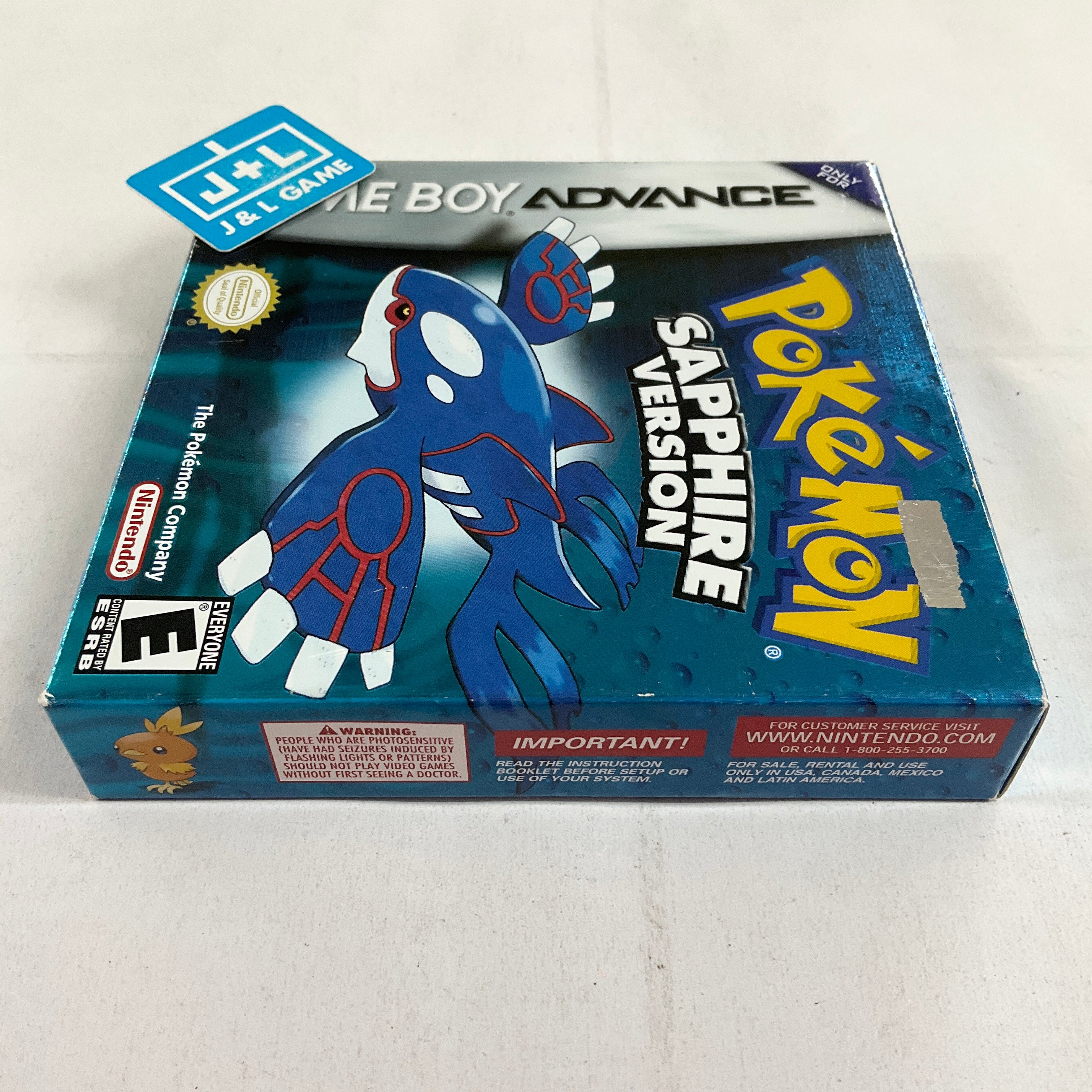 Pokemon Sapphire Version - (GBA) Game Boy Advance [Pre-Owned] Video Games Nintendo   