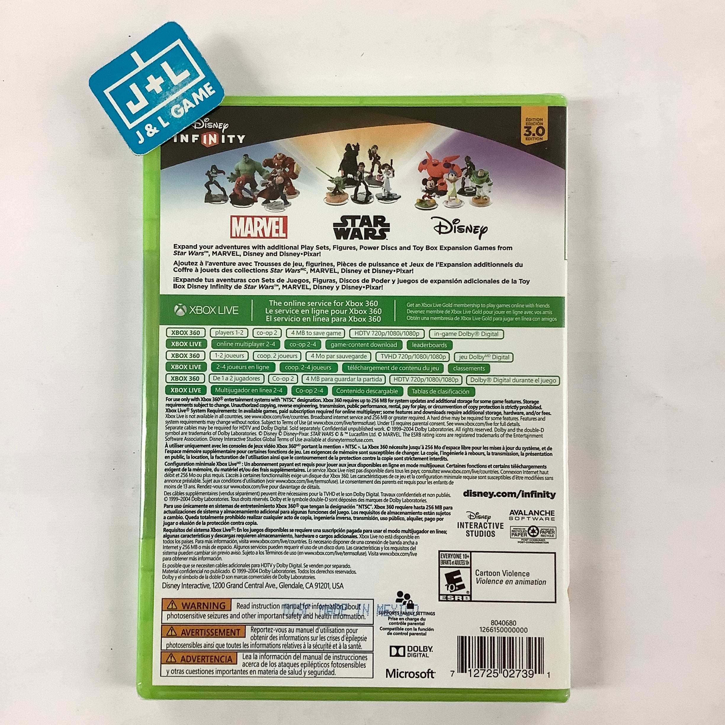 Disney Infinity 3.0 (Game Only) - Xbox 360 Video Games Disney   