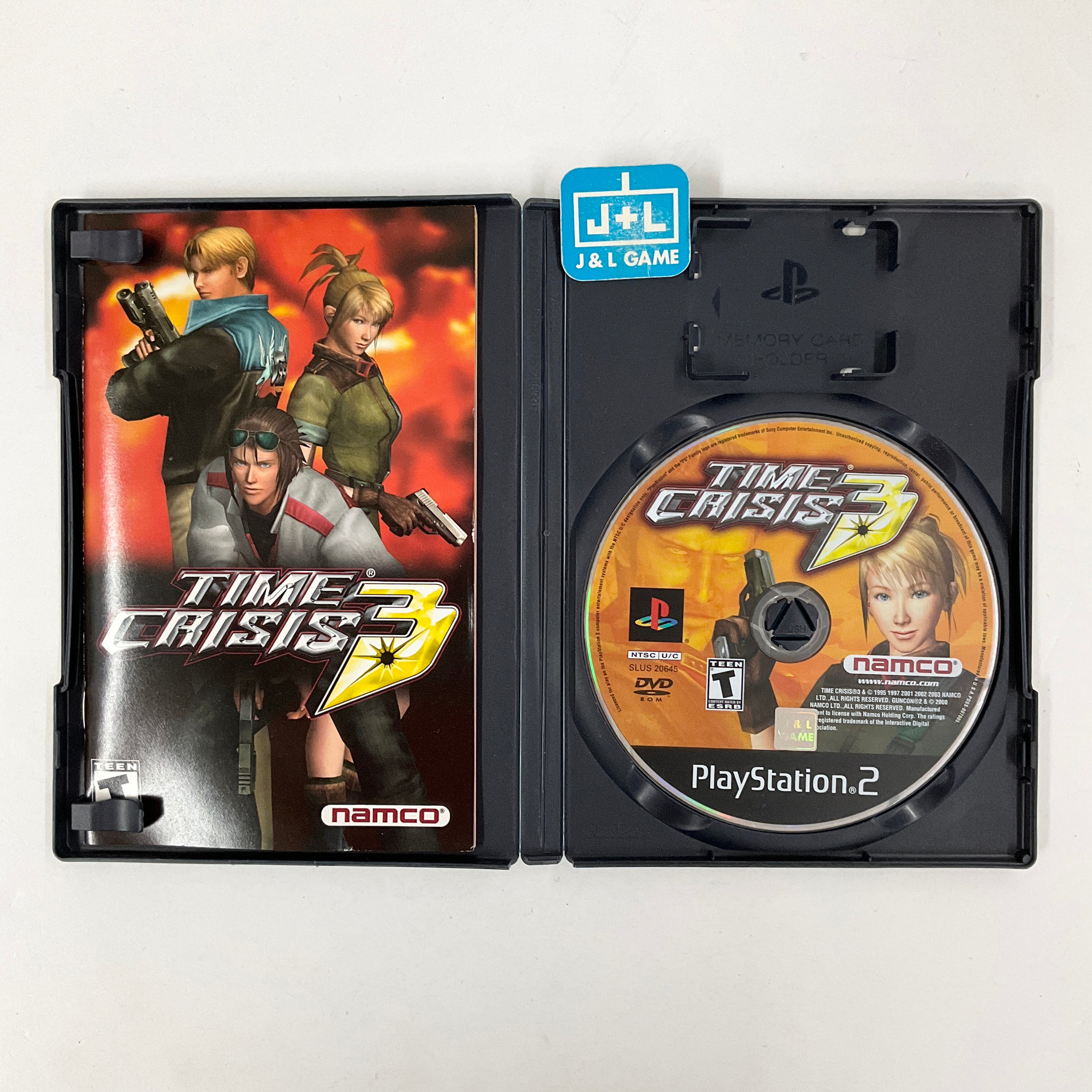 Time Crisis 3 (GunCon2) - (PS2) Playstation 2 [Pre-Owned] Video Games Namco   