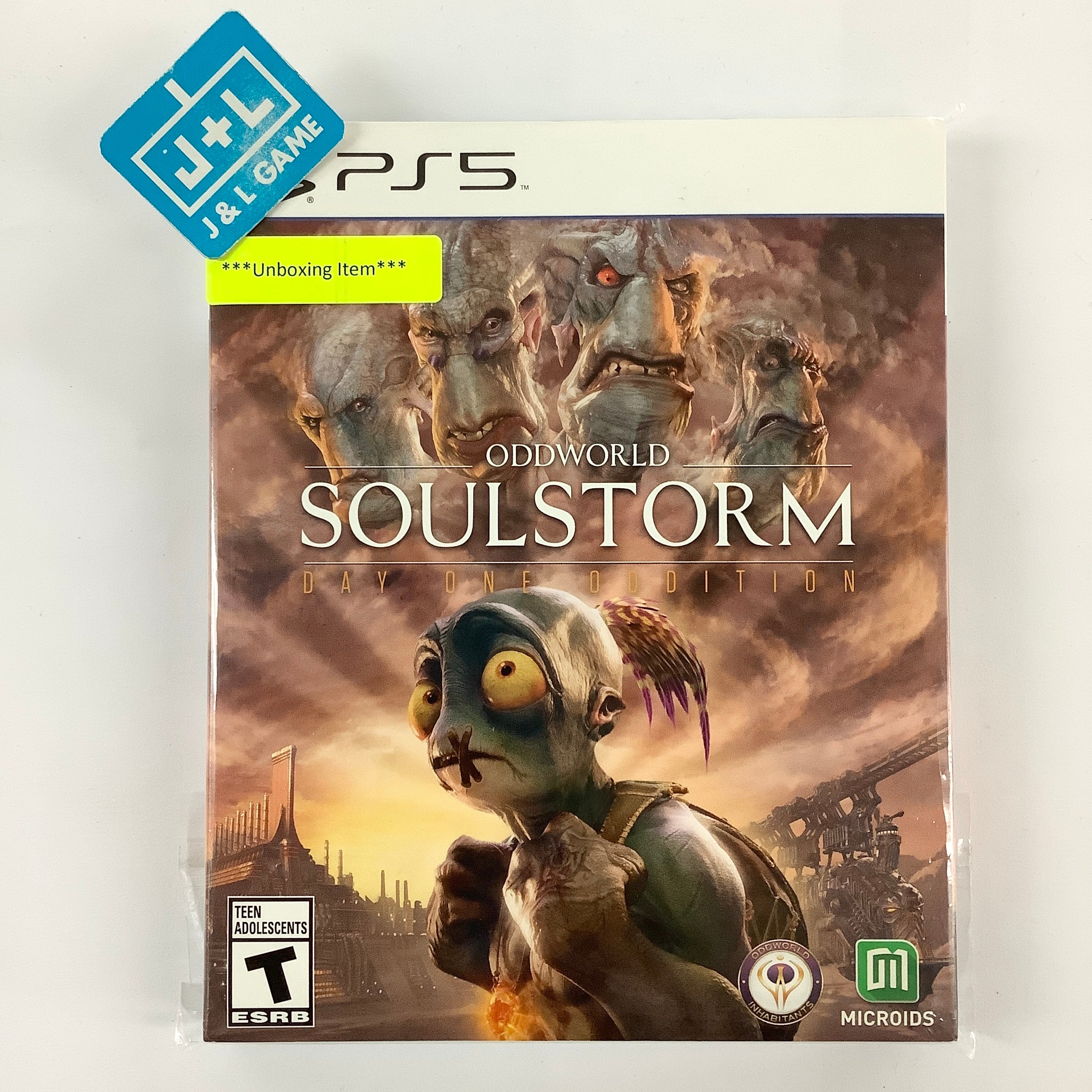 Oddworld: Soulstorm Day One Oddition - (PS5) PlayStation 5 [UNBOXING] Video Games Microids   