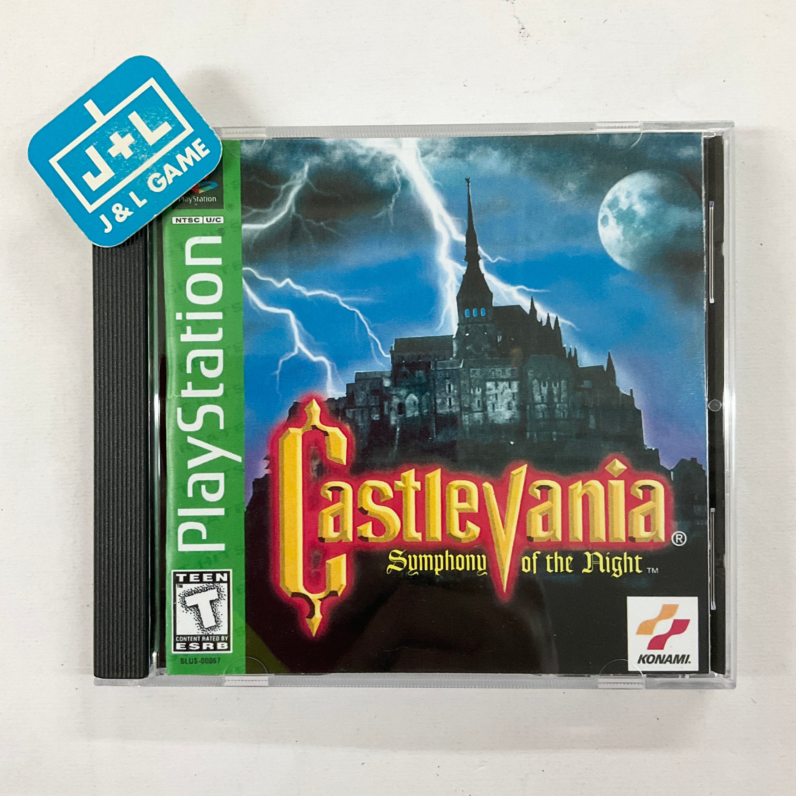 Castlevania: Symphony of the Night (Greatest Hits) - (PS1) PlayStation 1 [Pre-Owned] Video Games Konami   