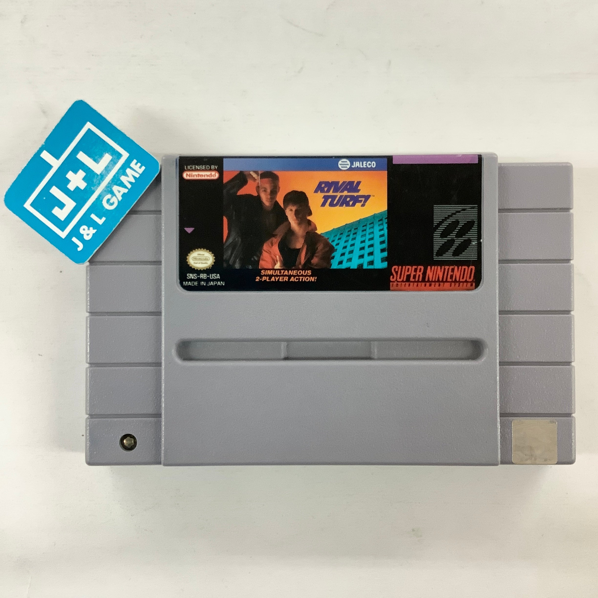 Rival Turf! - (SNES) Super Nintendo [Pre-Owned] Video Games Jaleco Entertainment   