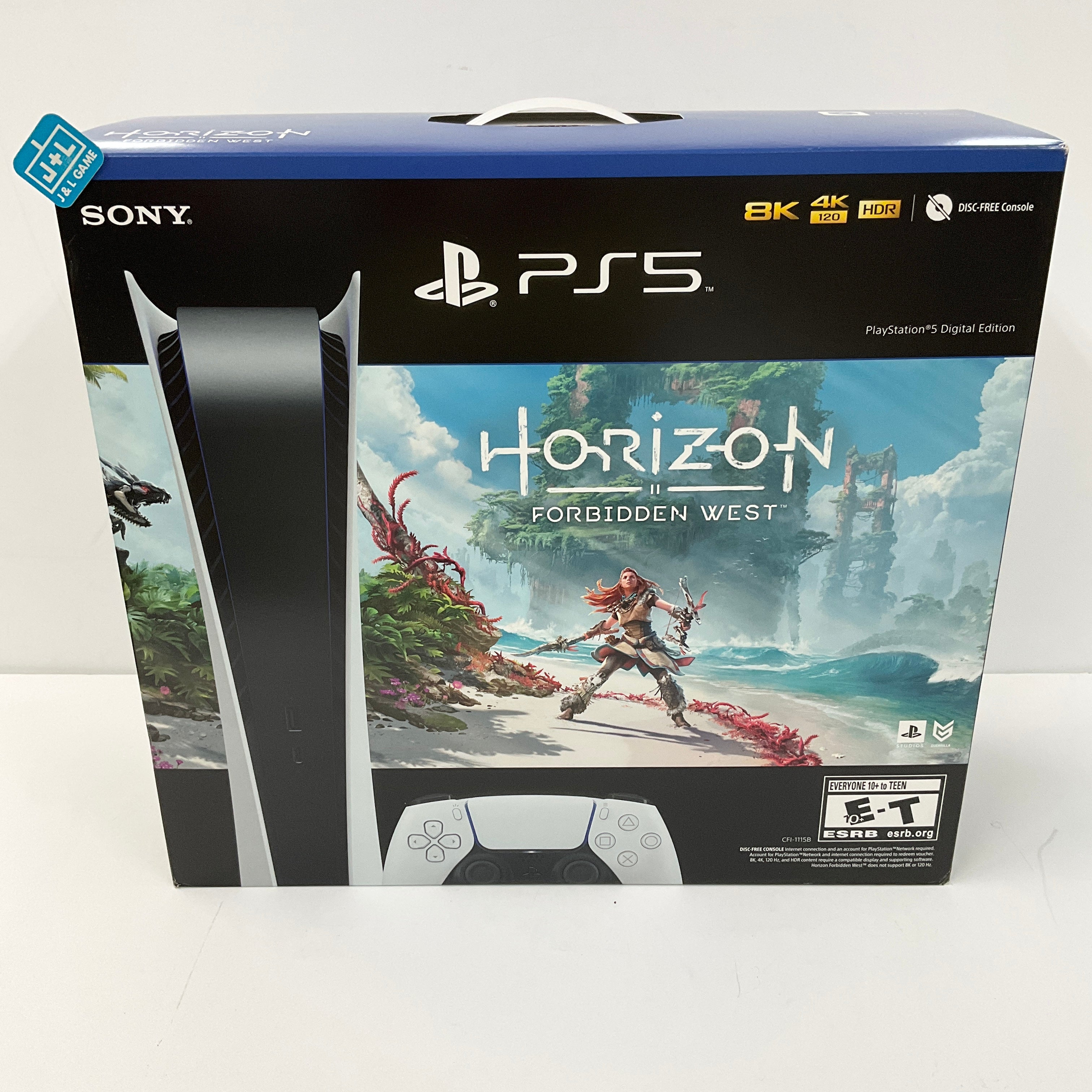 SONY PlayStation 5 Digital Edition Console (Horizon Bundle) (Model CFI-1215B) - (PS5) PlayStation 5 Video Games PlayStation   