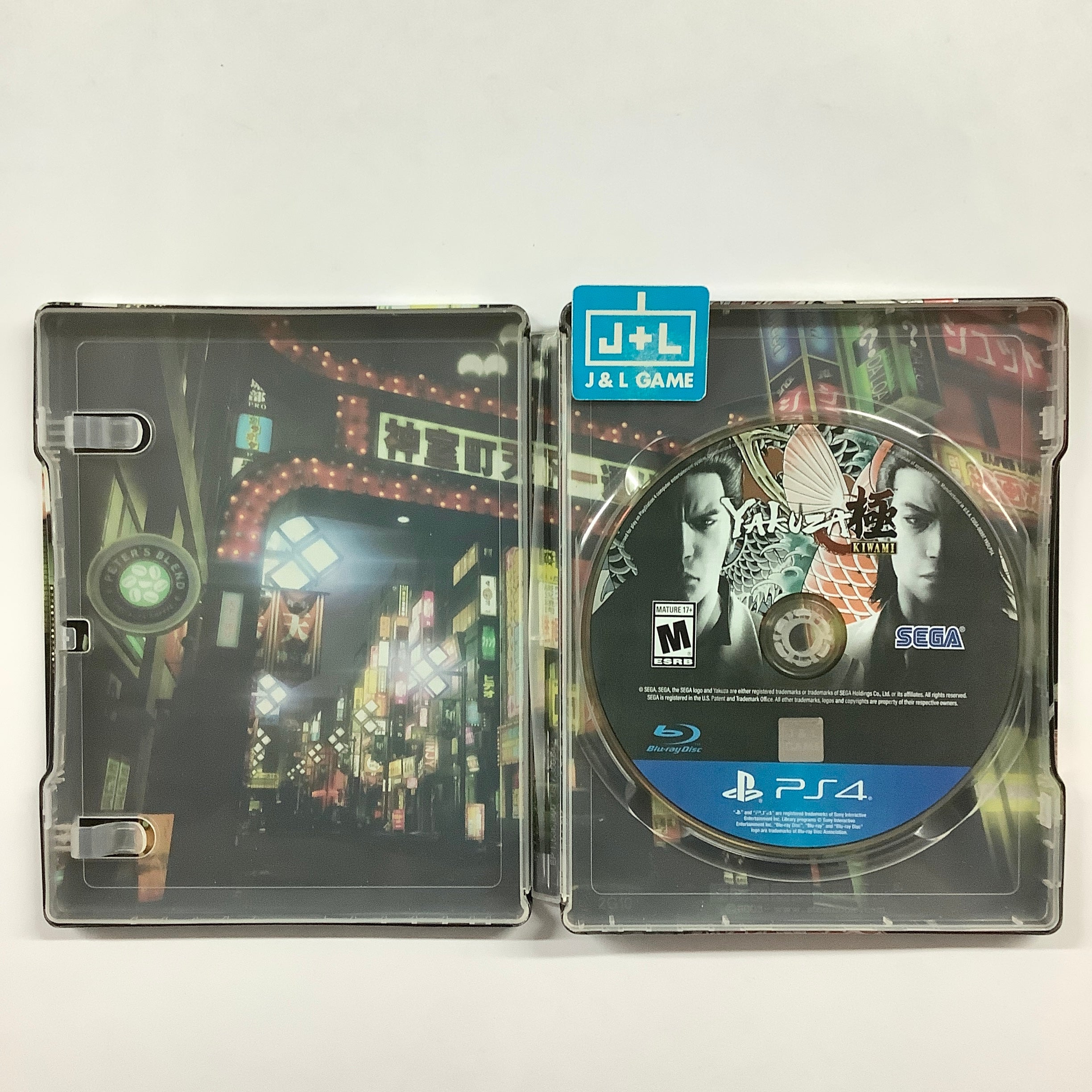 Yakuza Kiwami Steelbook Edition - (PS4) PlayStation 4 [Pre-Owned] Video Games SEGA   