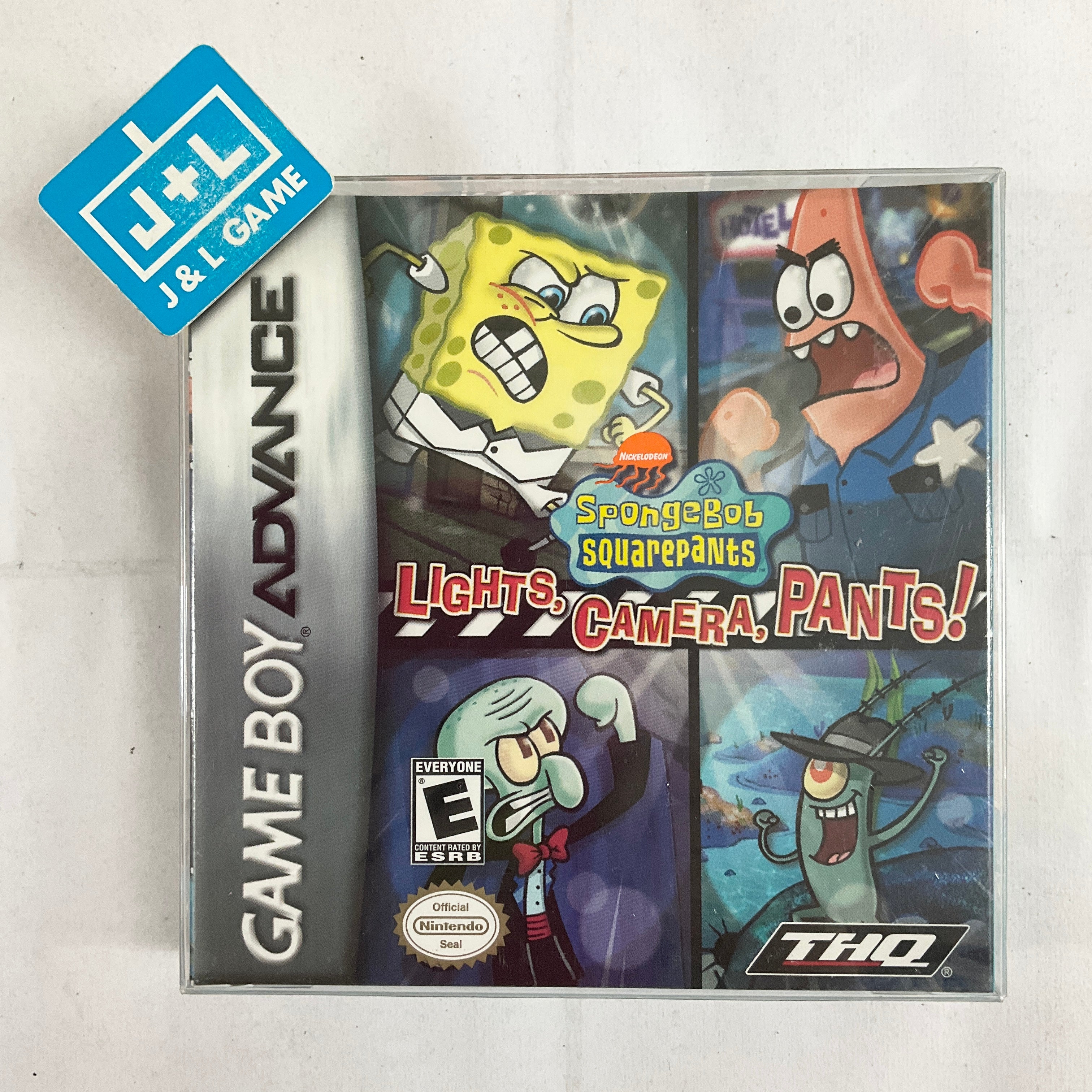 SpongeBob SquarePants: Lights, Camera, Pants! - (GBA) Game Boy Advance Video Games THQ   