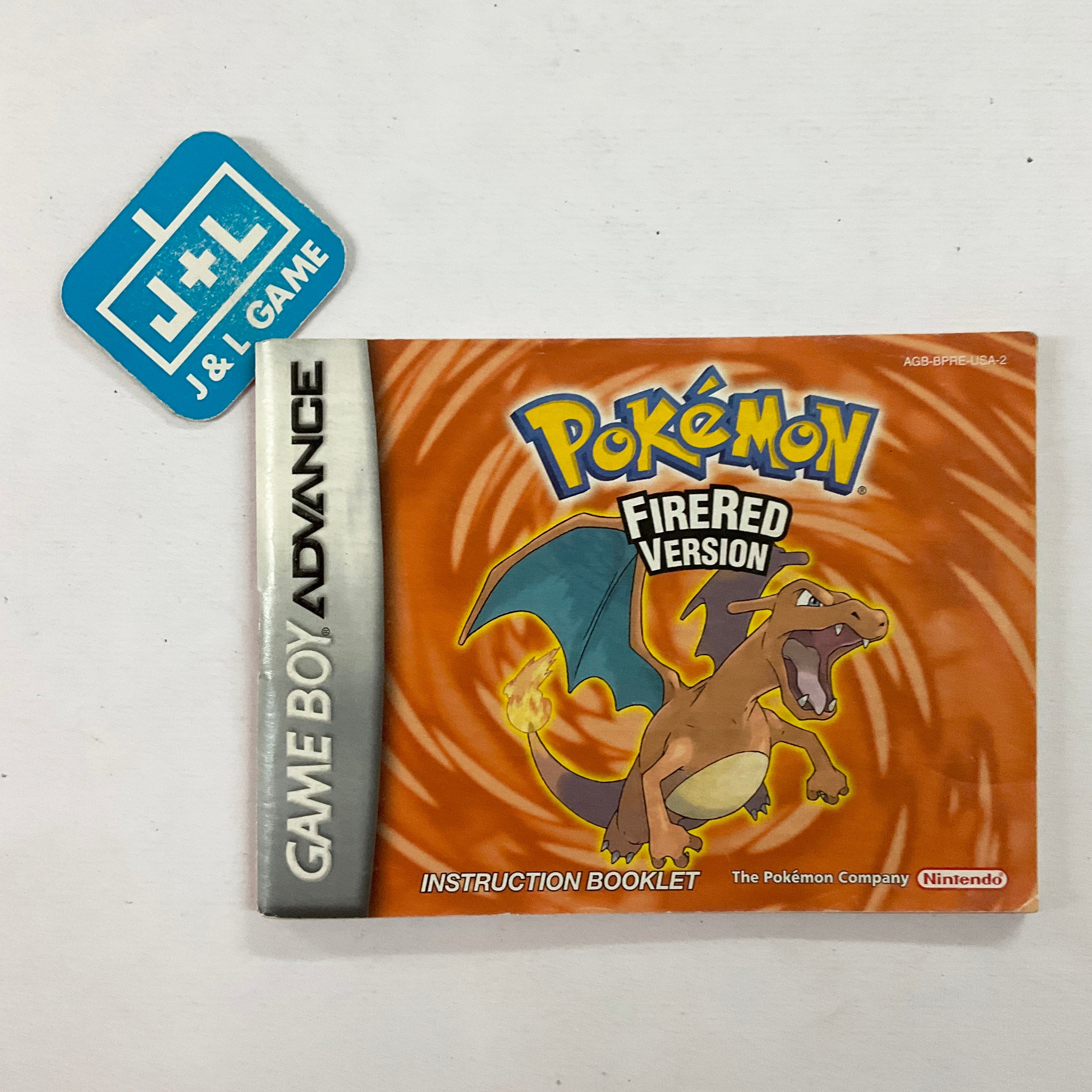 Pokemon FireRed Version (Player's Choice) - (GBA) Game Boy Advance [Pre-Owned] Video Games Nintendo   