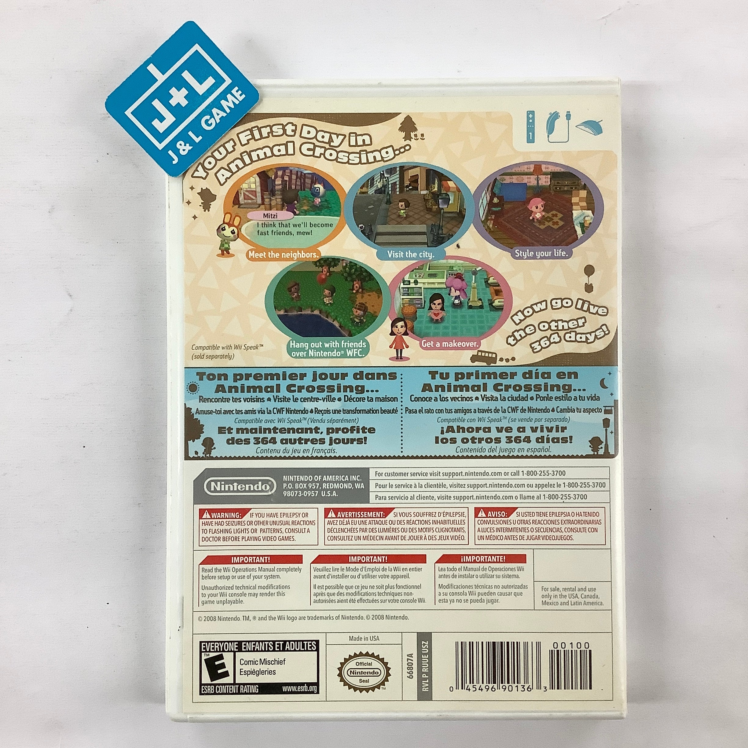 Animal Crossing: City Folk - Nintendo Wii [Pre-Owned] Video Games Nintendo   