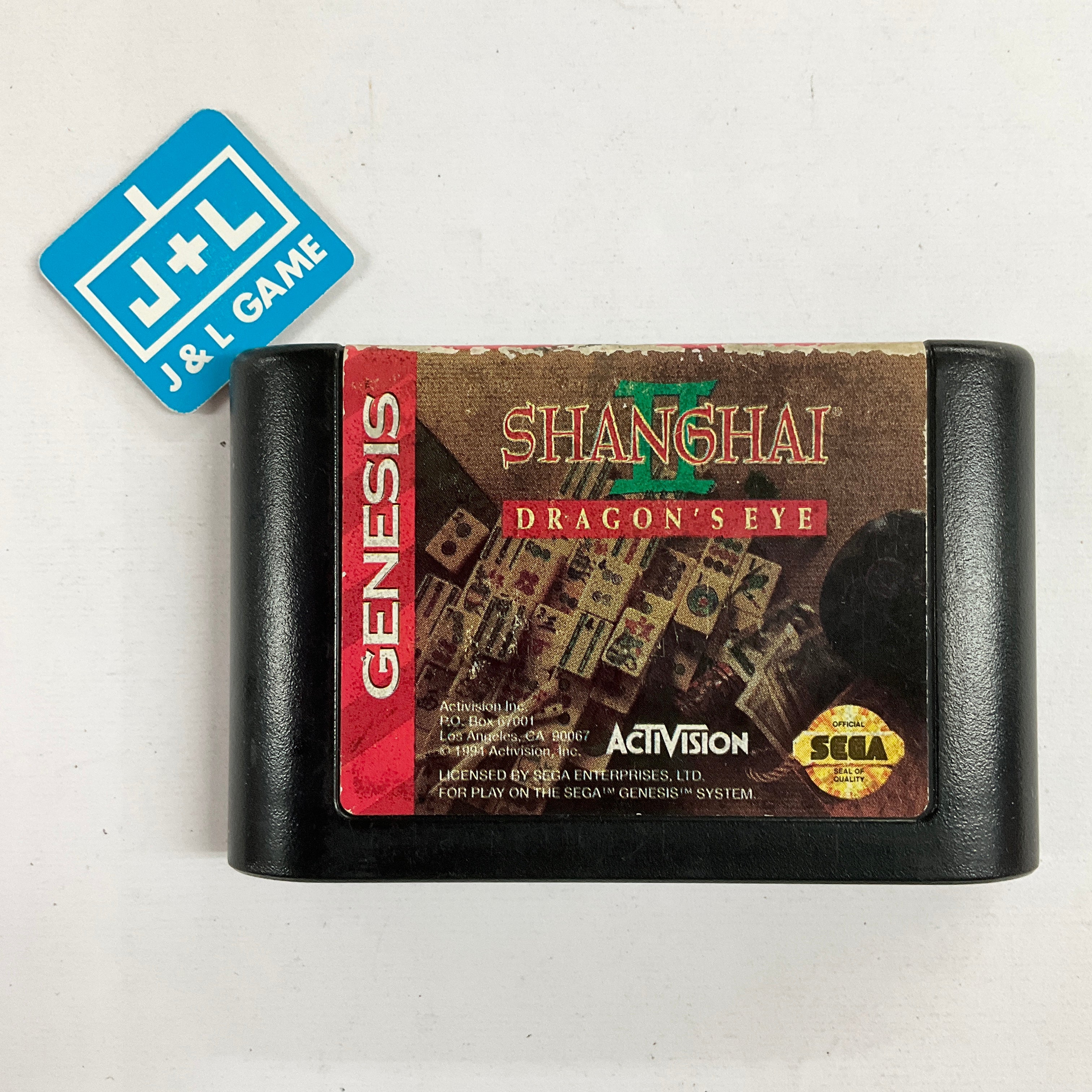 Shanghai II: Dragon's Eye - (SG) SEGA Genesis [Pre-Owned] Video Games Activision   