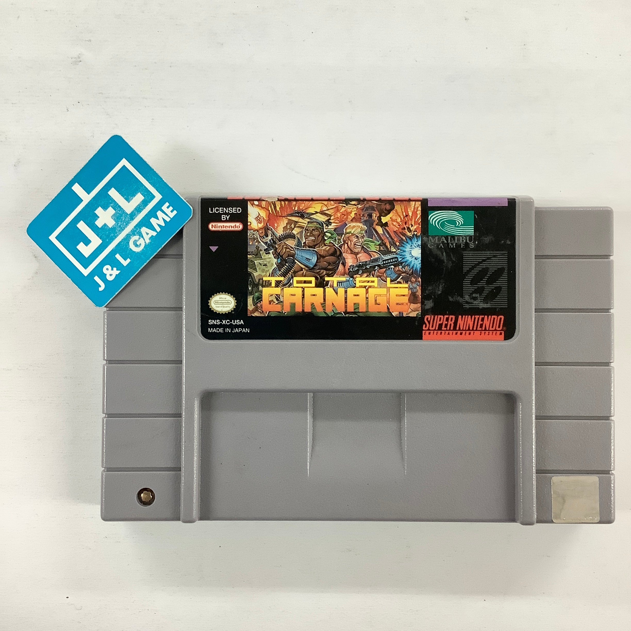 Total Carnage - (SNES) Super Nintendo [Pre-Owned] Video Games Malibu   