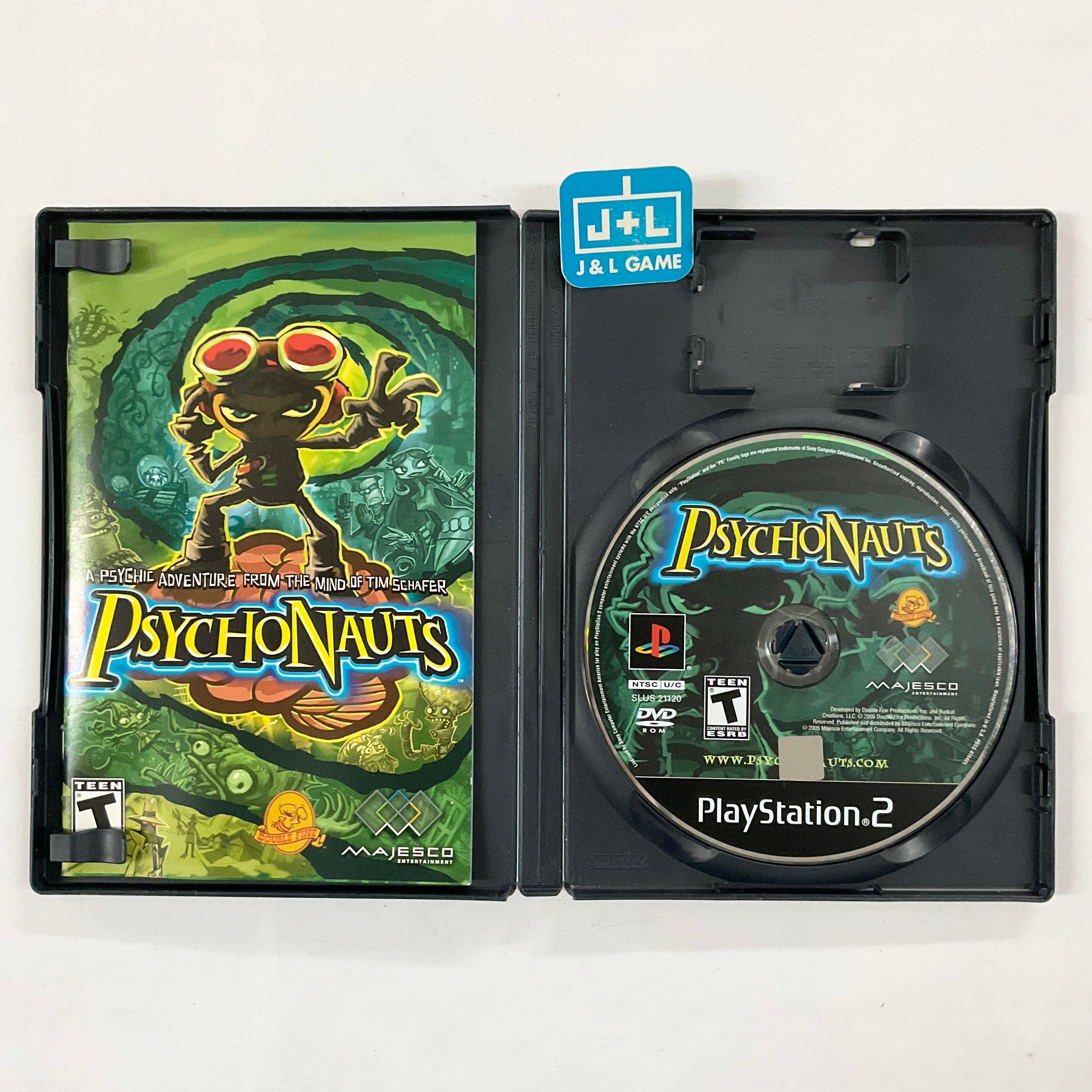 Psychonauts - (PS2) PlayStation 2 [Pre-Owned] Video Games Majesco   