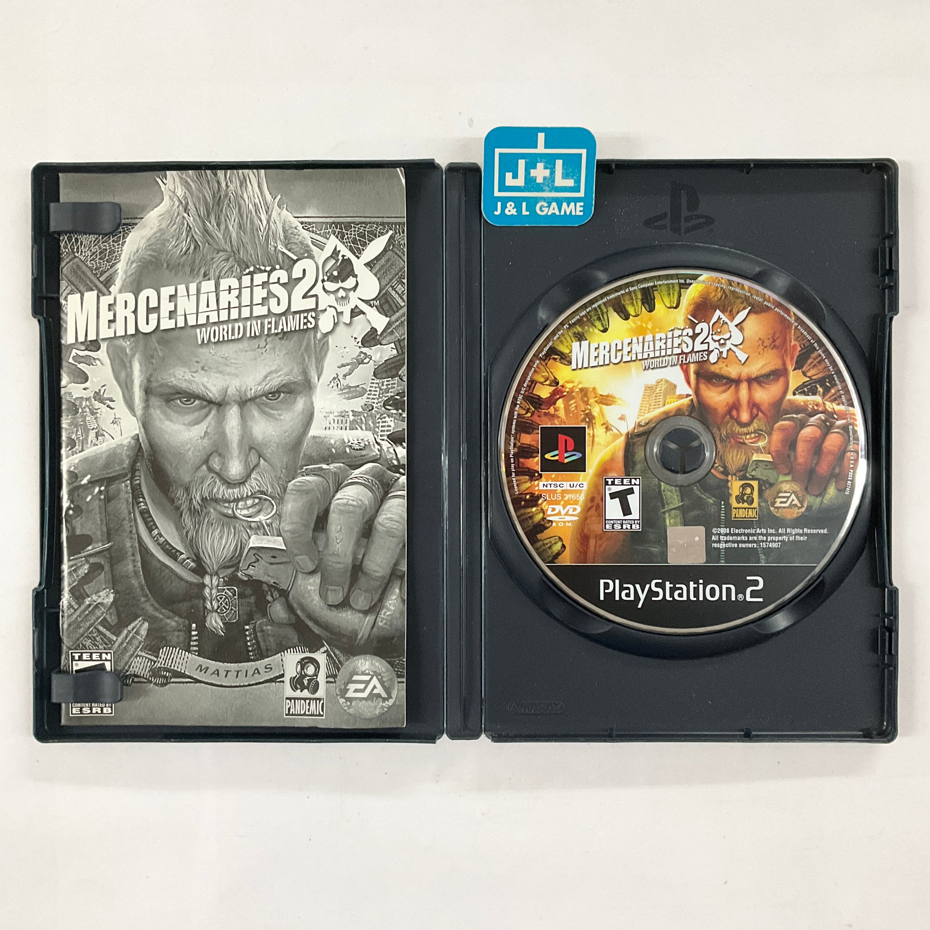 Mercenaries 2: World in Flames - (PS2) PlayStation 2 [Pre-Owned] Video Games Electronic Arts   