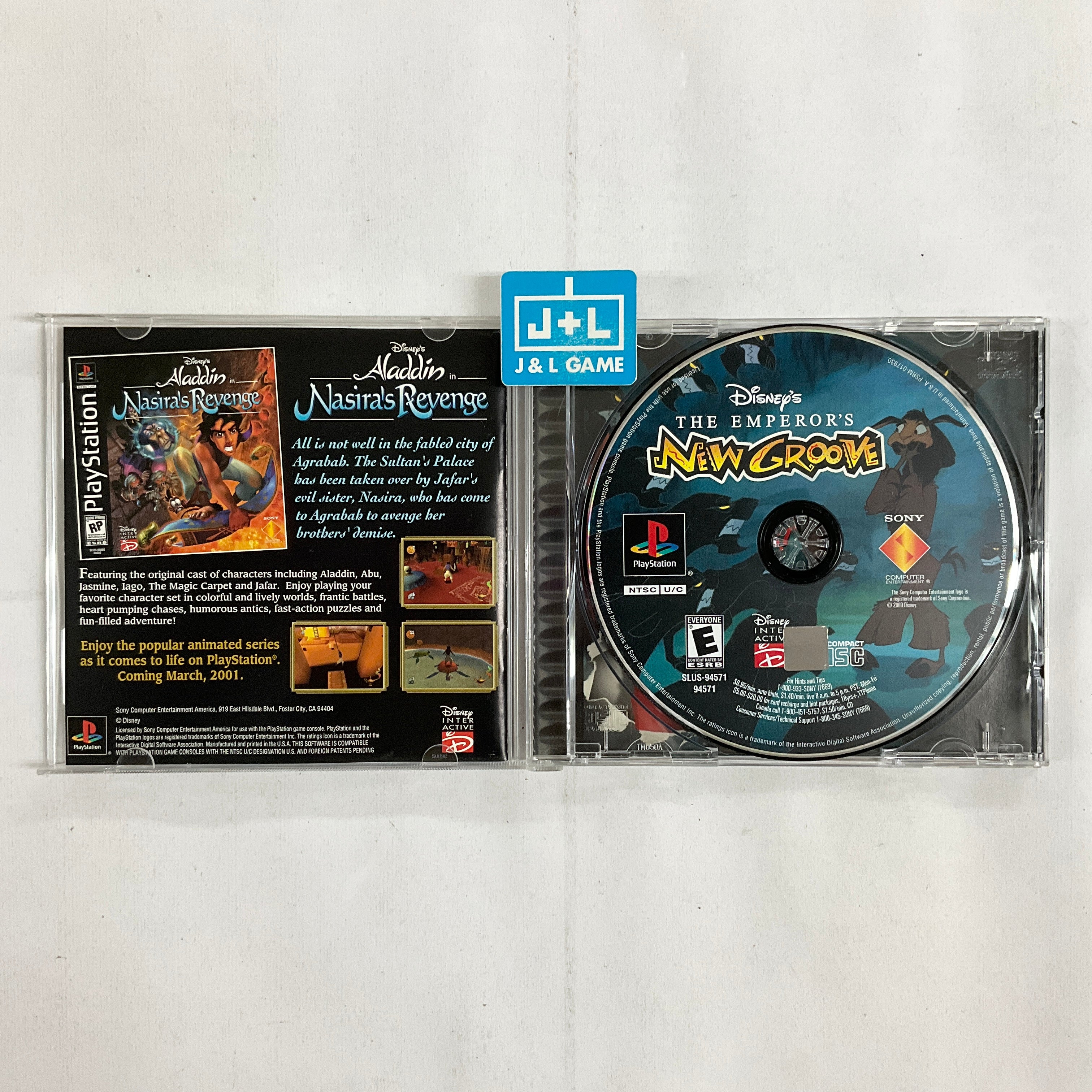 Disney's The Emperor's New Groove - (PS1) Playstation 1 [Pre-Owned] Video Games Sony   