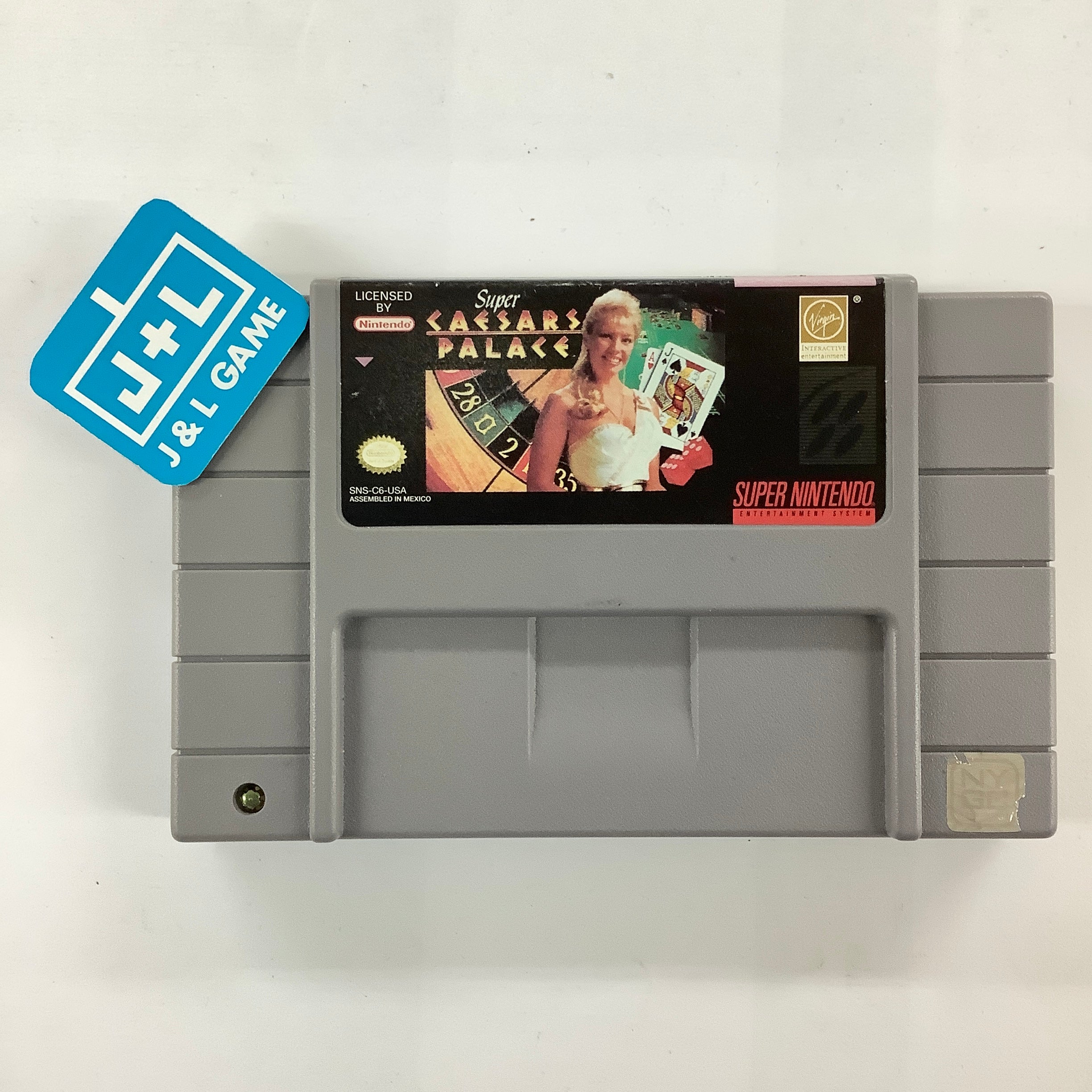 Super Caesars Palace - (SNES) Super Nintendo [Pre-Owned] Video Games Virgin Interactive   