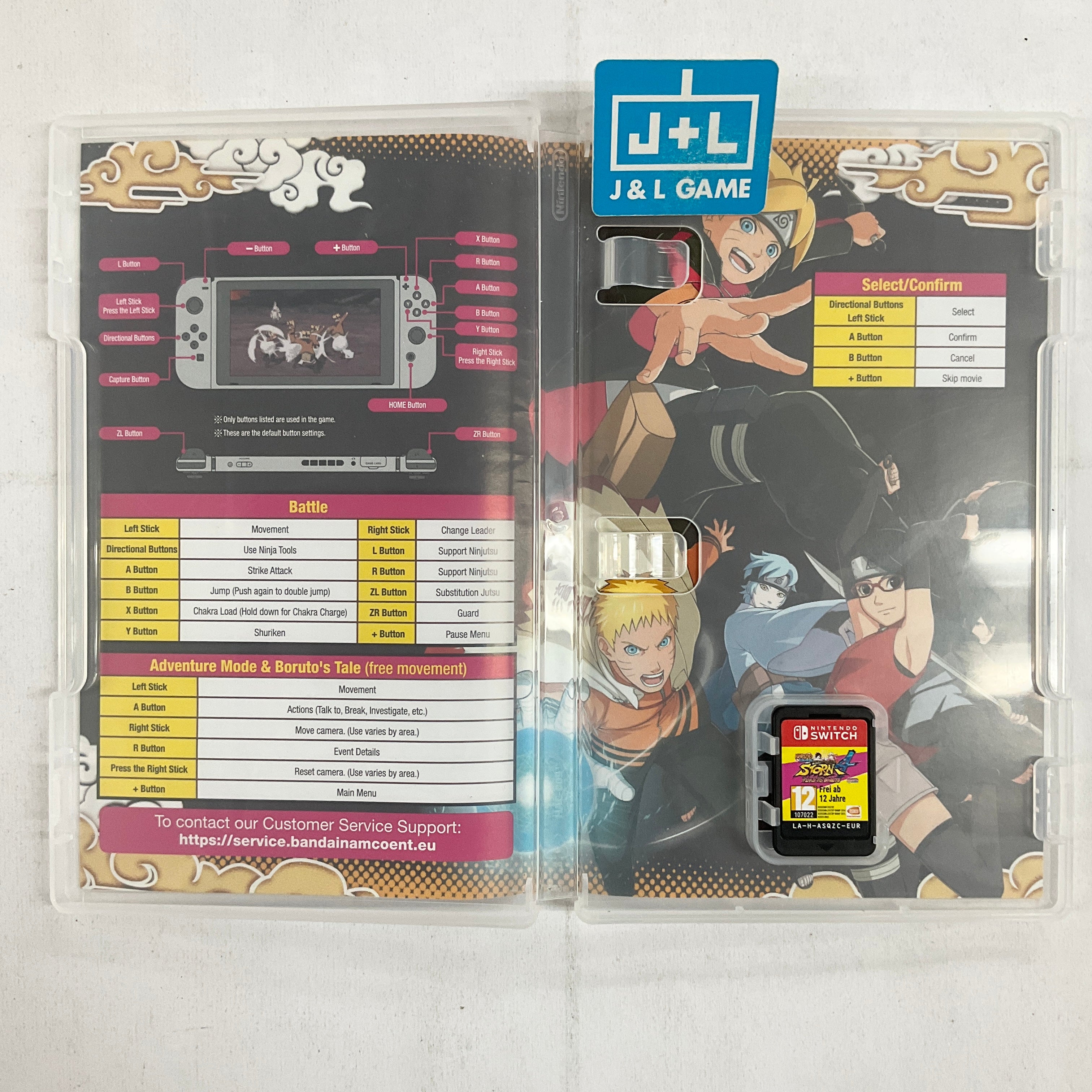 Naruto Shippuden Ultimate Ninja Storm 4: Road To Boruto - (NSW) Nintendo Switch [Pre-Owned] (European Import) Video Games BANDAI NAMCO Entertainment   