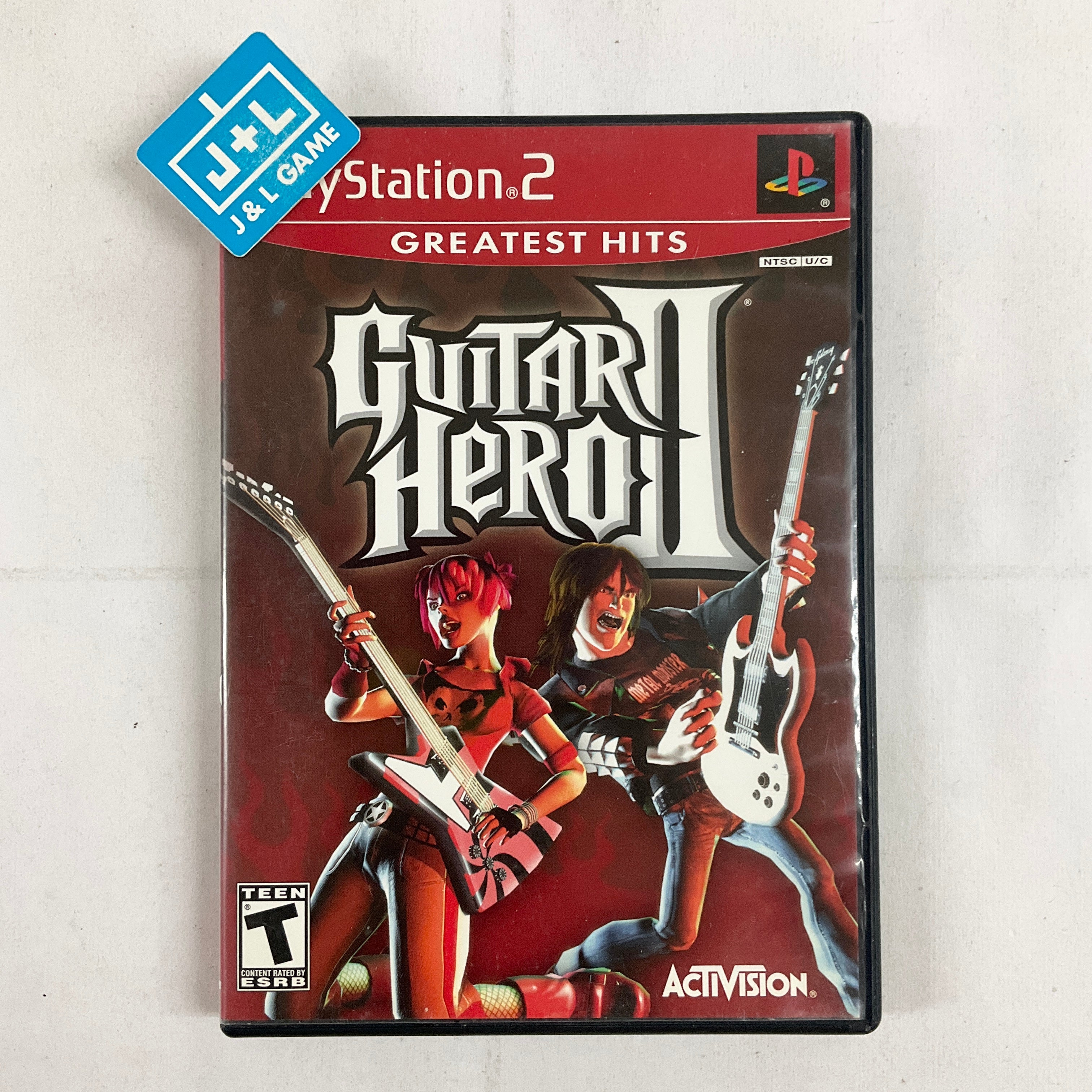 Guitar Hero II (Greatest Hits) - (PS2) PlayStation 2 [Pre-Owned] Video Games RedOctane   