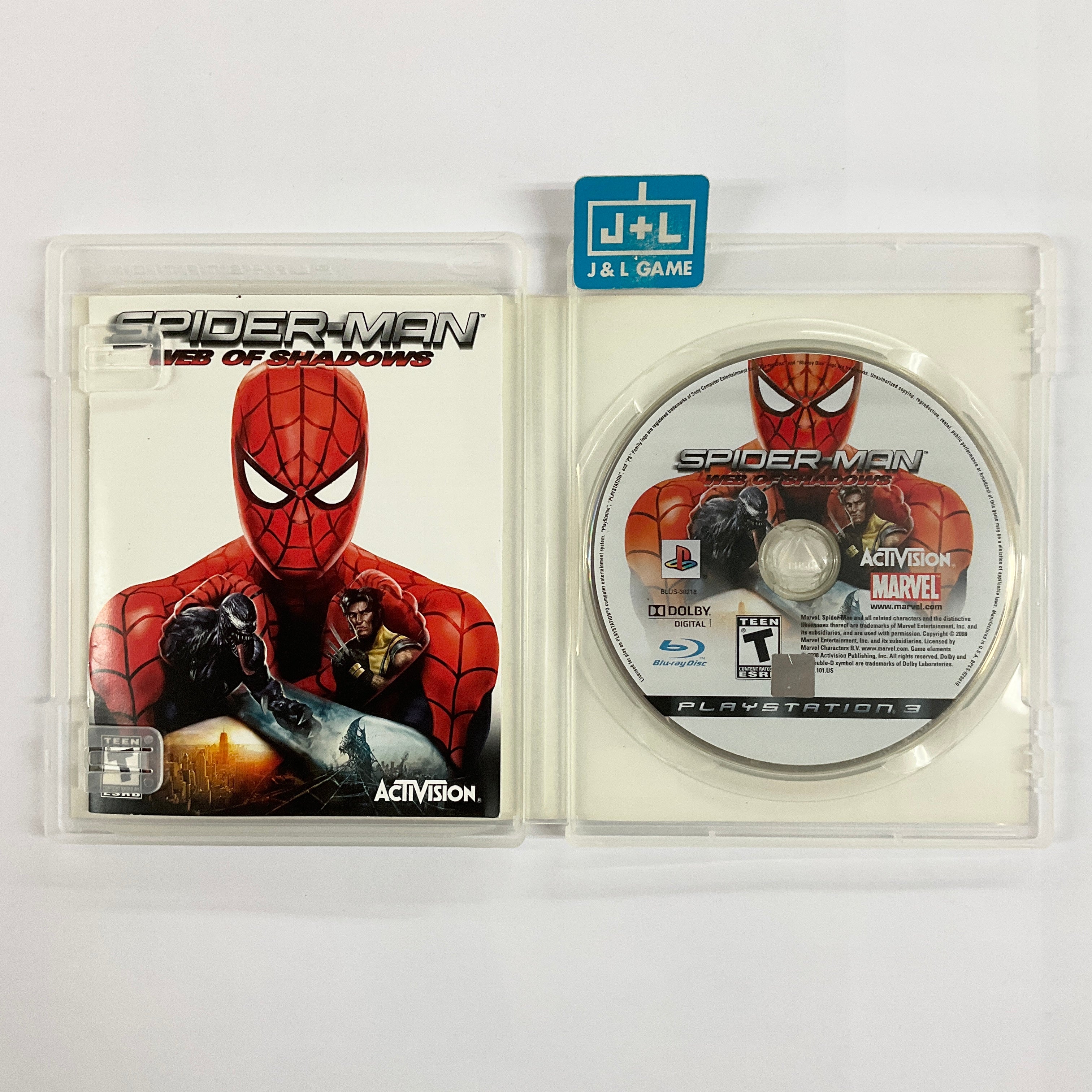 Spider-Man: Web of Shadows - (PS3) PlayStation 3 [Pre-Owned] Video Games Activision   