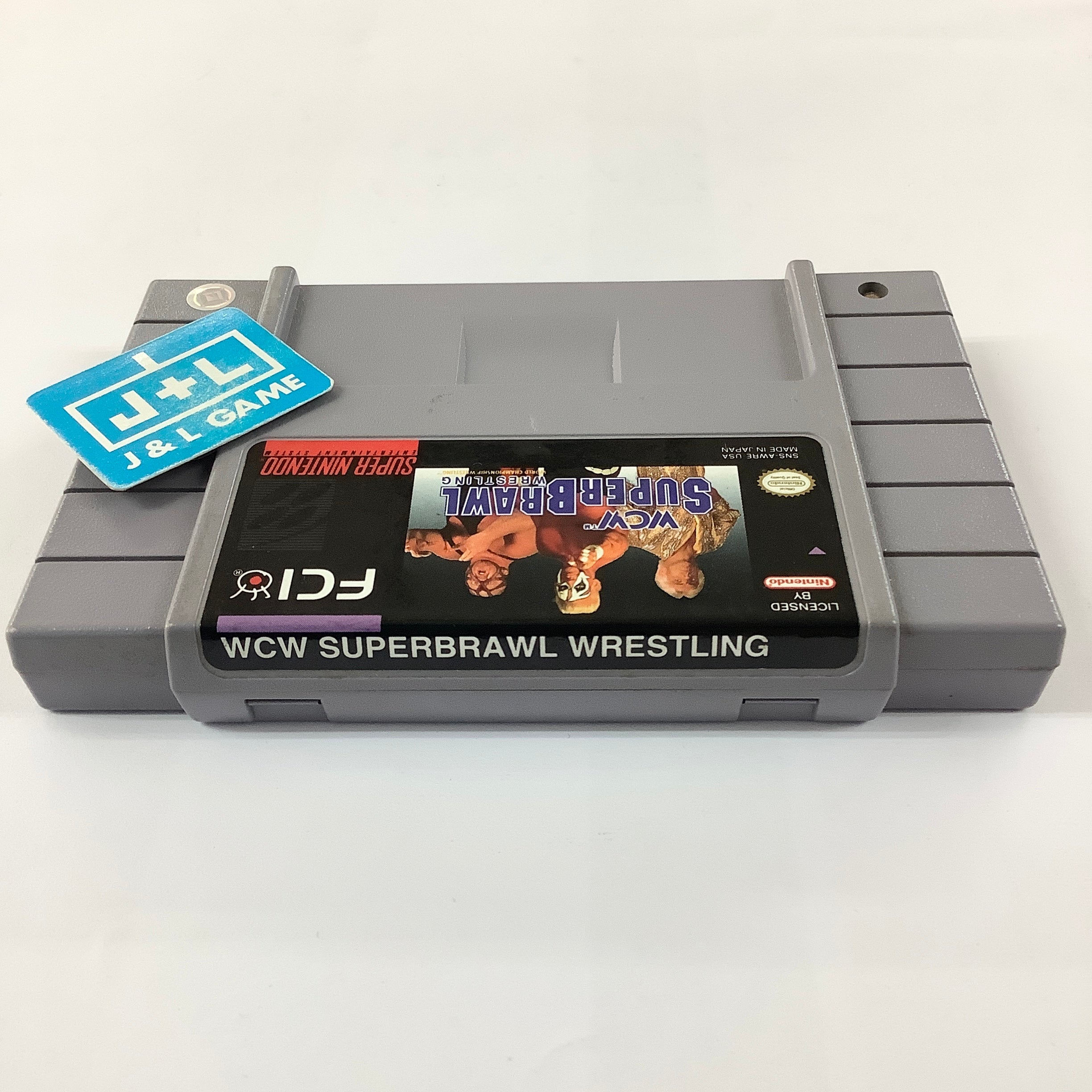 WCW Super Brawl Wrestling - (SNES) Super Nintendo [Pre-Owned] Video Games FCI, Inc.   