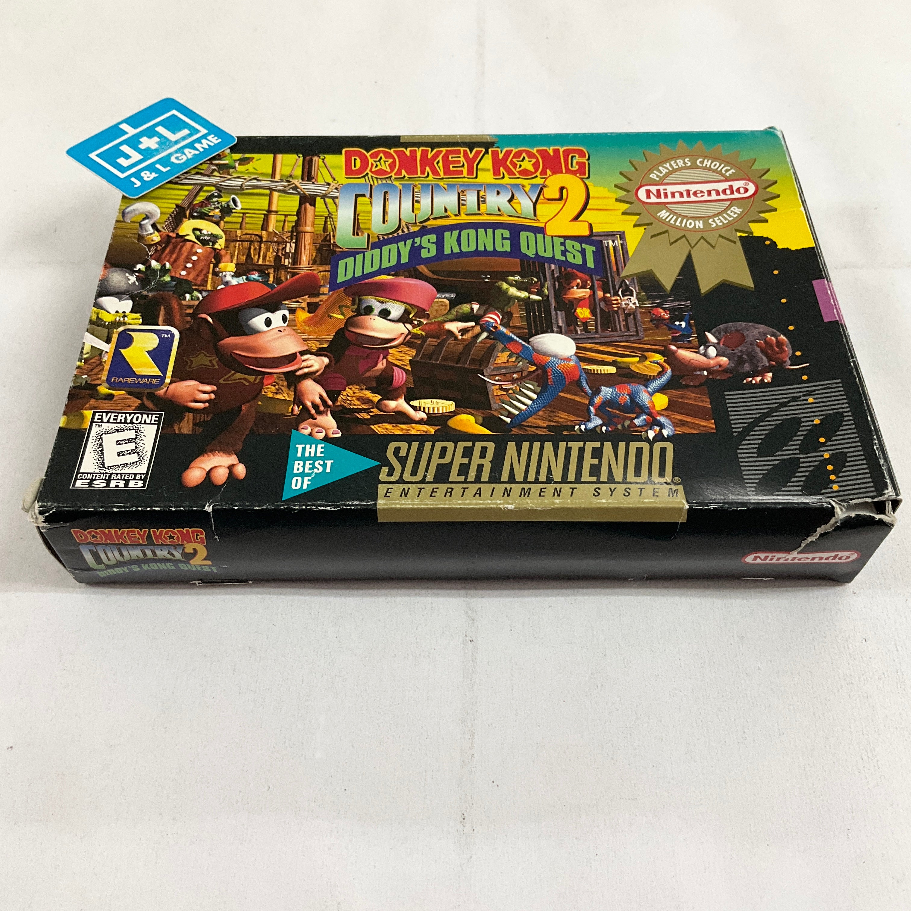 Donkey Kong Country 2: Diddy's Kong Quest (Player's Choice) - (SNES) Super Nintendo [Pre-Owned] Video Games Nintendo   