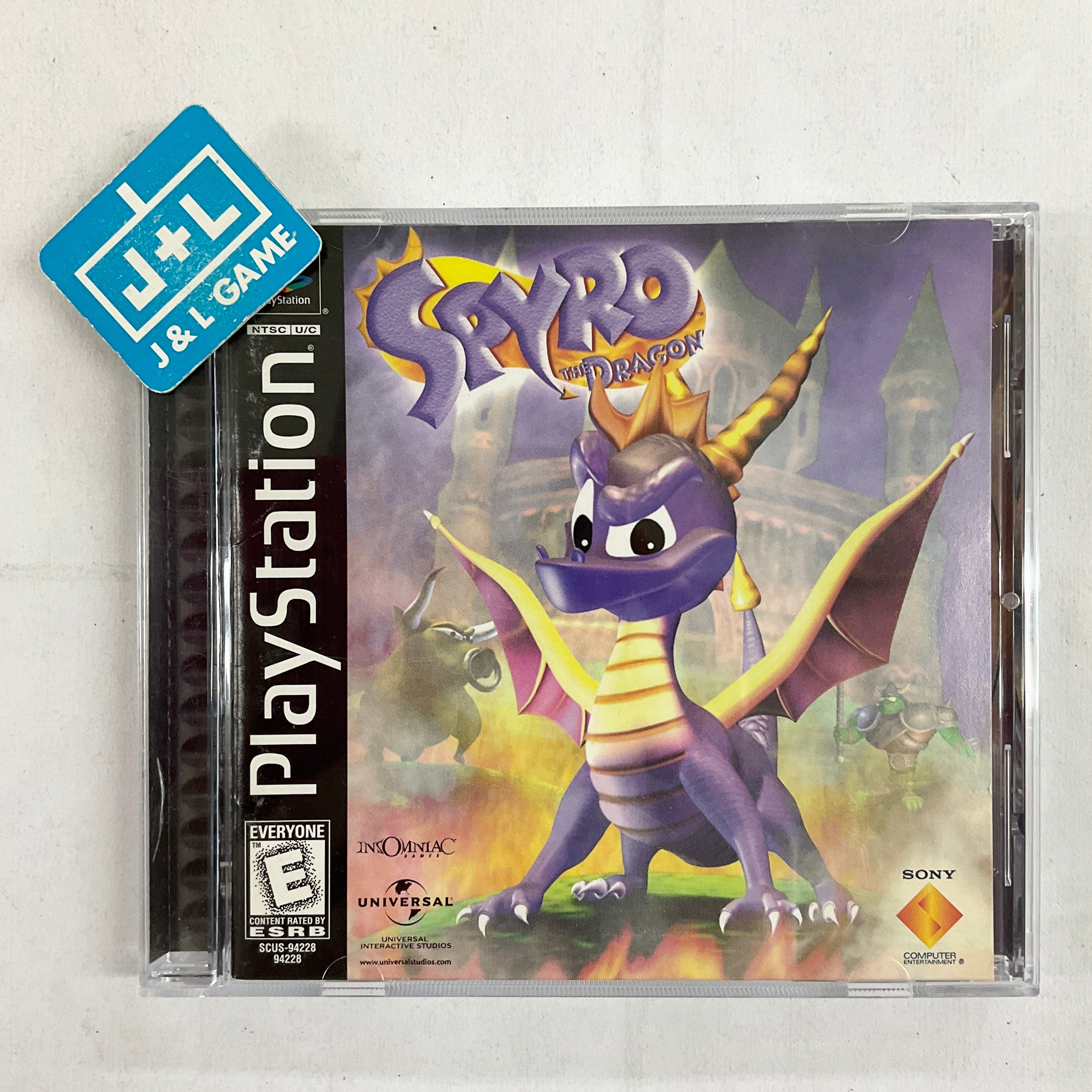 Spyro the Dragon - (PS1) PlayStation 1 [Pre-Owned] Video Games SCEA   