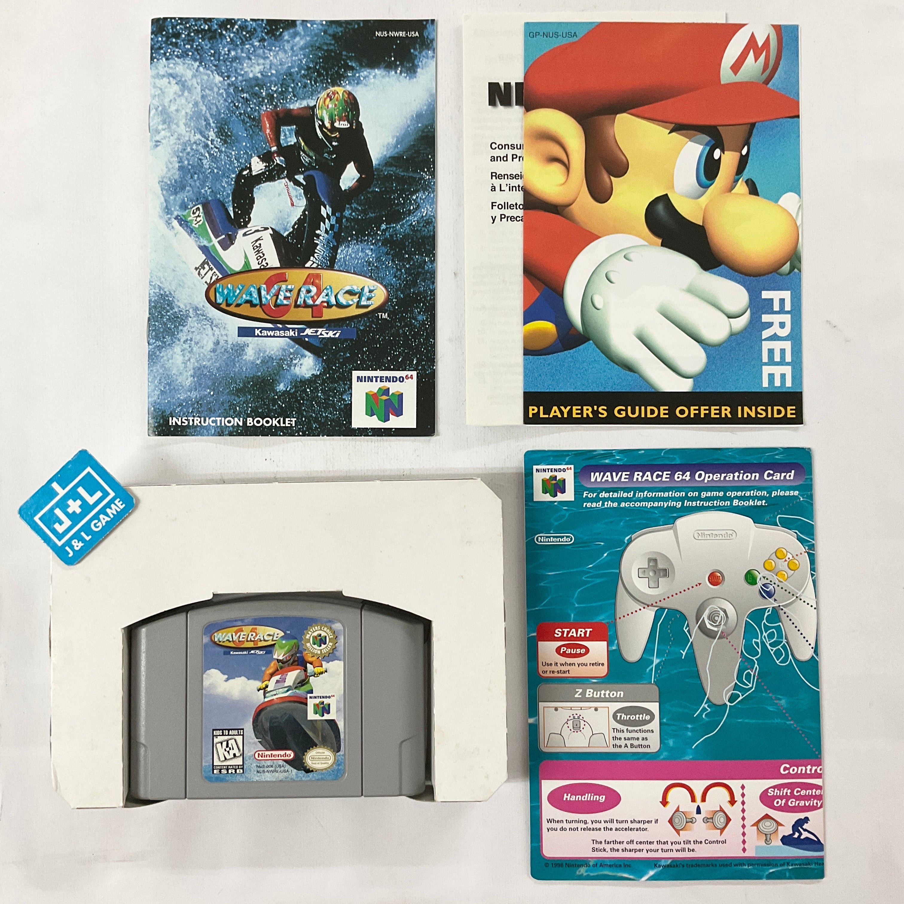 Wave Race 64 (Player's Choice) - (N64) Nintendo 64 [Pre-Owned] Video Games Nintendo   