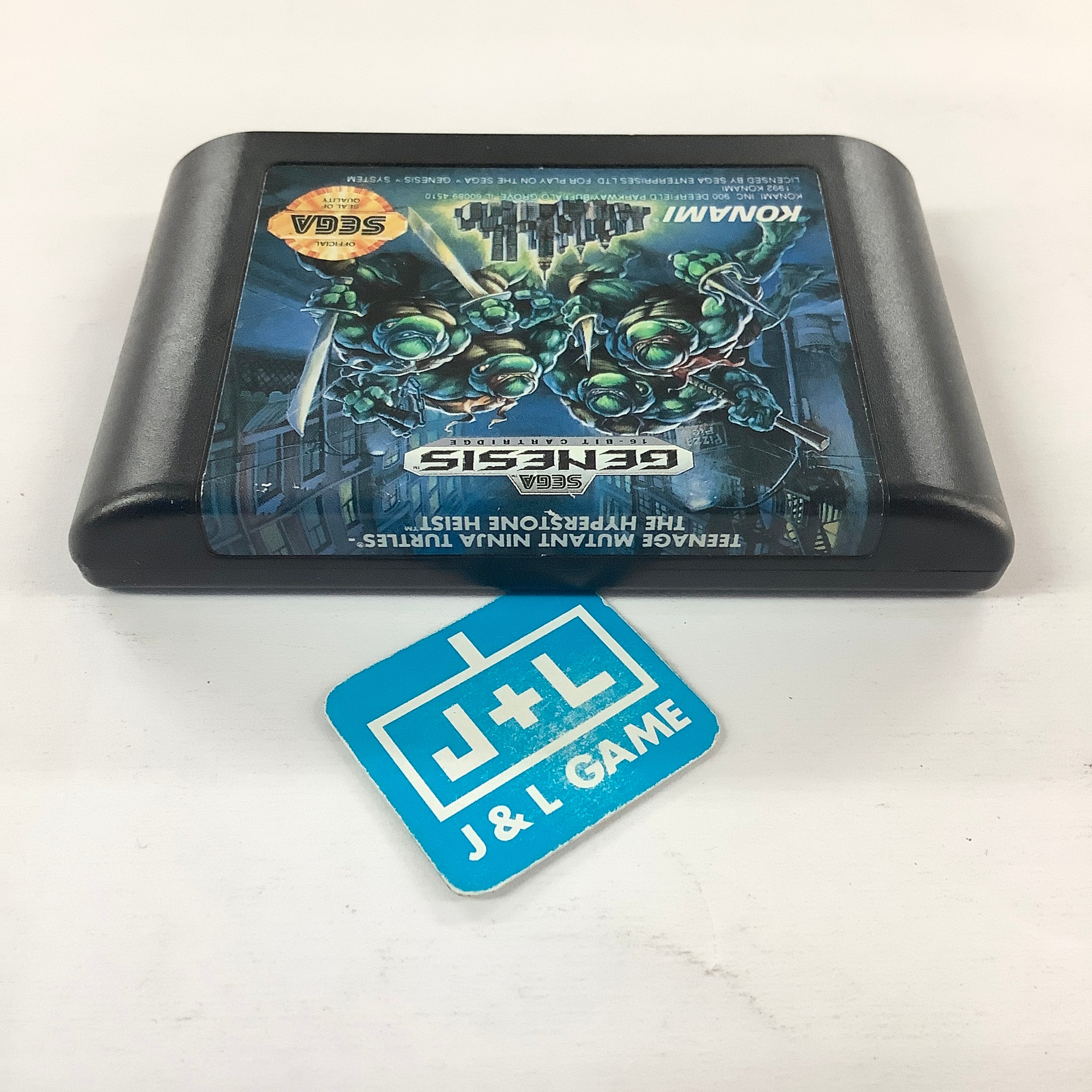 Teenage Mutant Ninja Turtles: The Hyperstone Heist - (SG) SEGA Genesis [Pre-Owned] Video Games Konami   