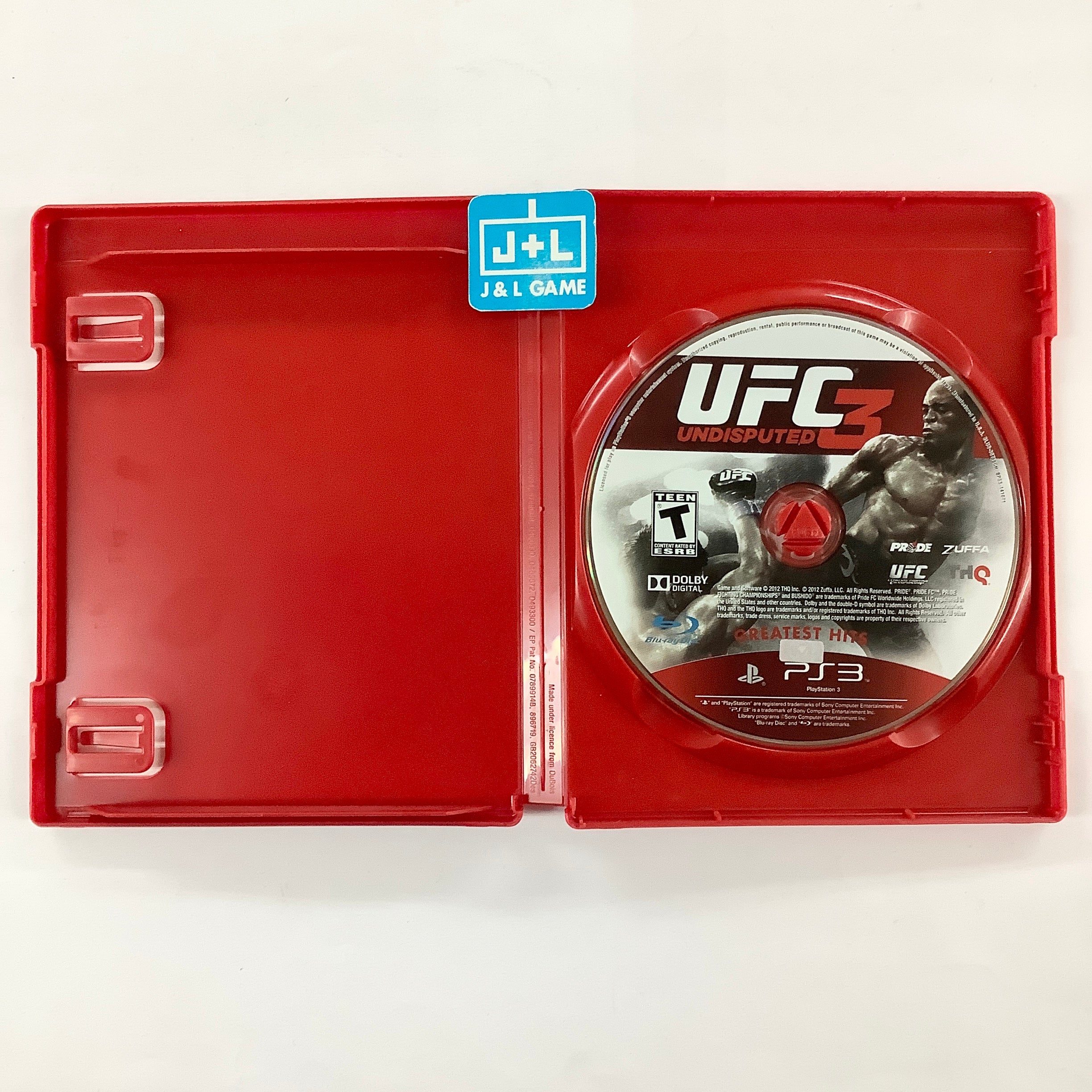 UFC Undisputed 3 (Greatest Hits) - (PS3) PlayStation 3 [Pre-Owned] Video Games THQ   